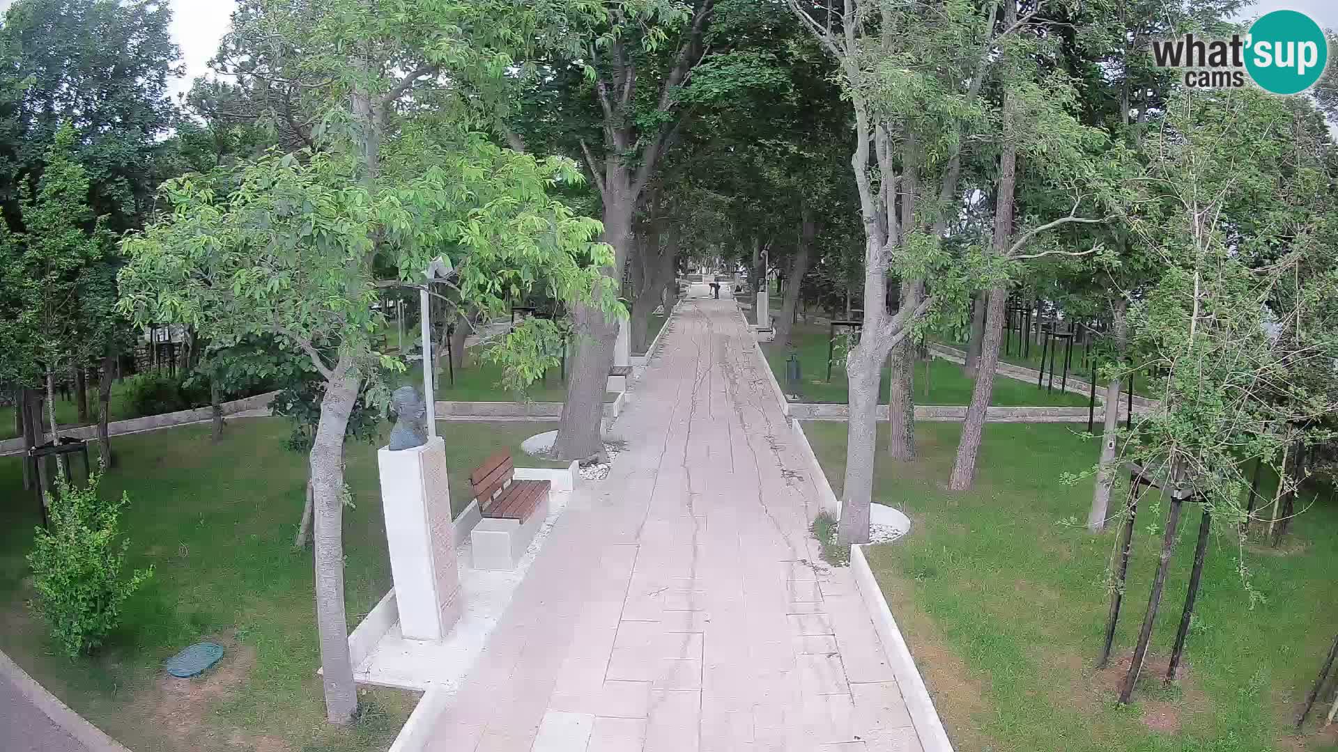 Writers’ Park Webcam Senj – Live by the Sea