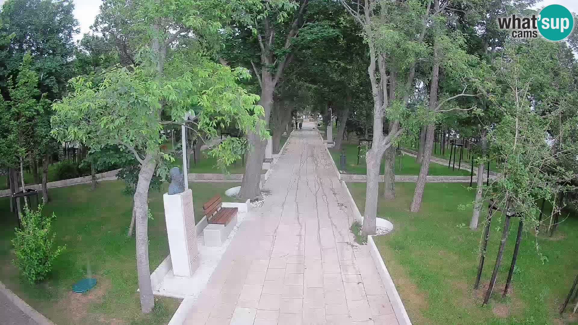 Webcam Schriftstellerpark Senj – Live am Meer