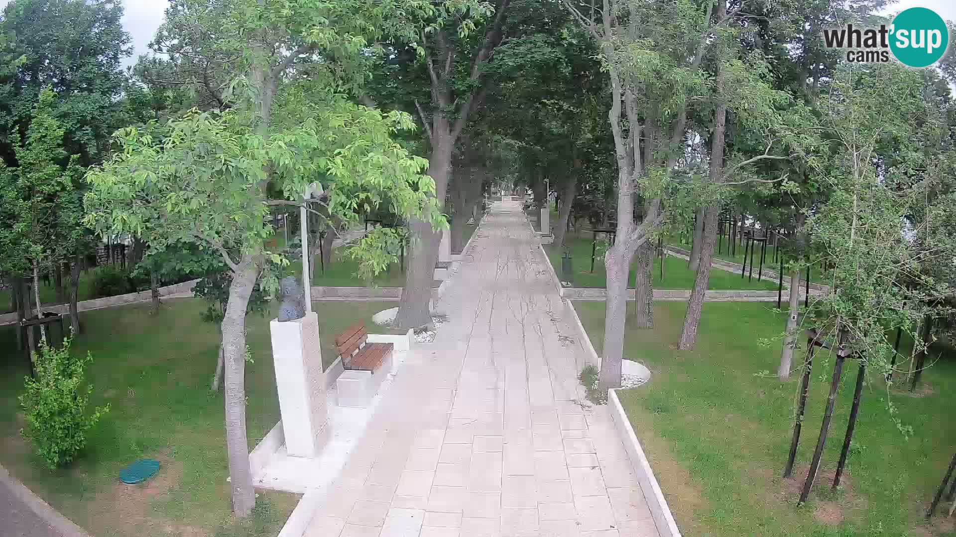 Webcam Schriftstellerpark Senj – Live am Meer