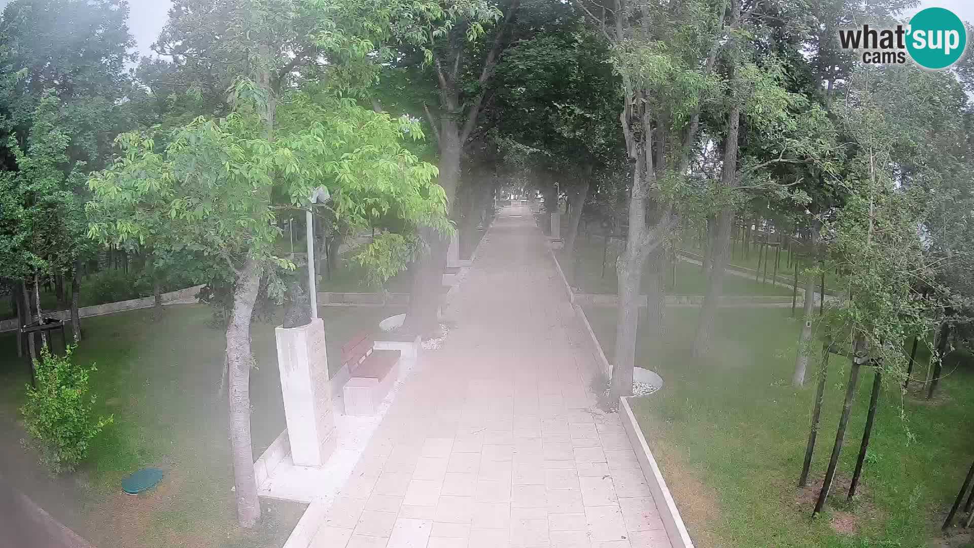 Writers’ Park Webcam Senj – Live by the Sea