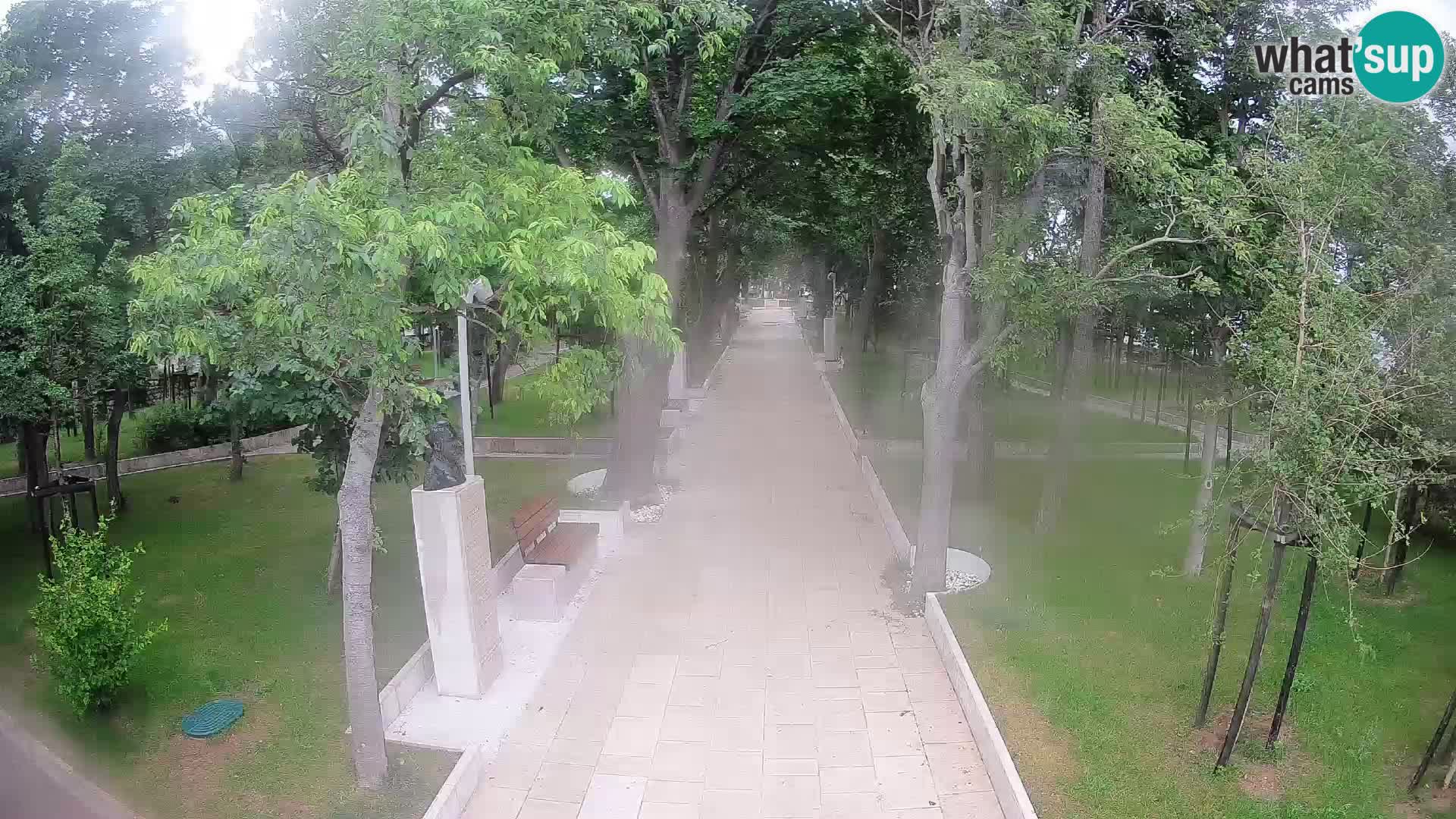Webcam Schriftstellerpark Senj – Live am Meer