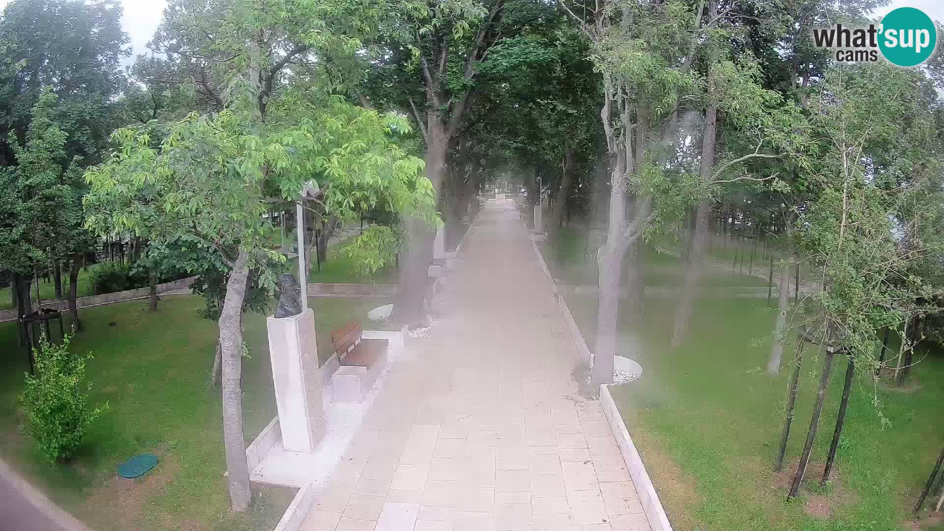 Writers’ Park Webcam Senj – Live by the Sea