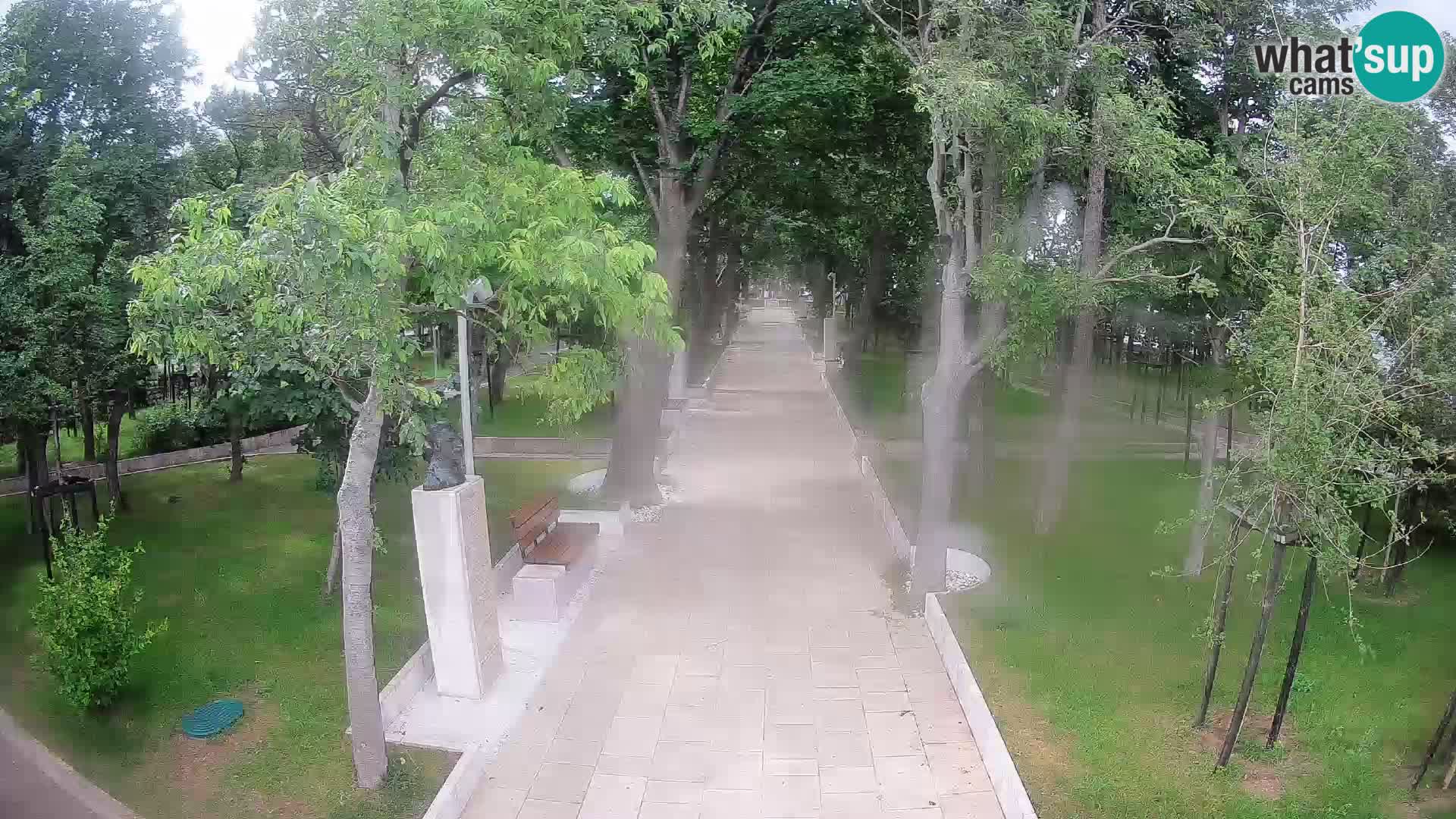 Writers’ Park Webcam Senj – Live by the Sea