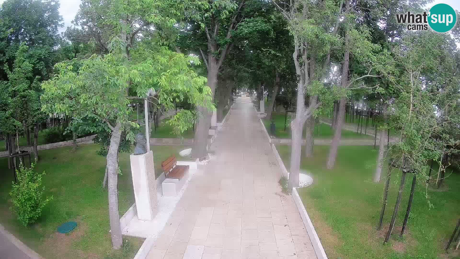 Writers’ Park Webcam Senj – Live by the Sea