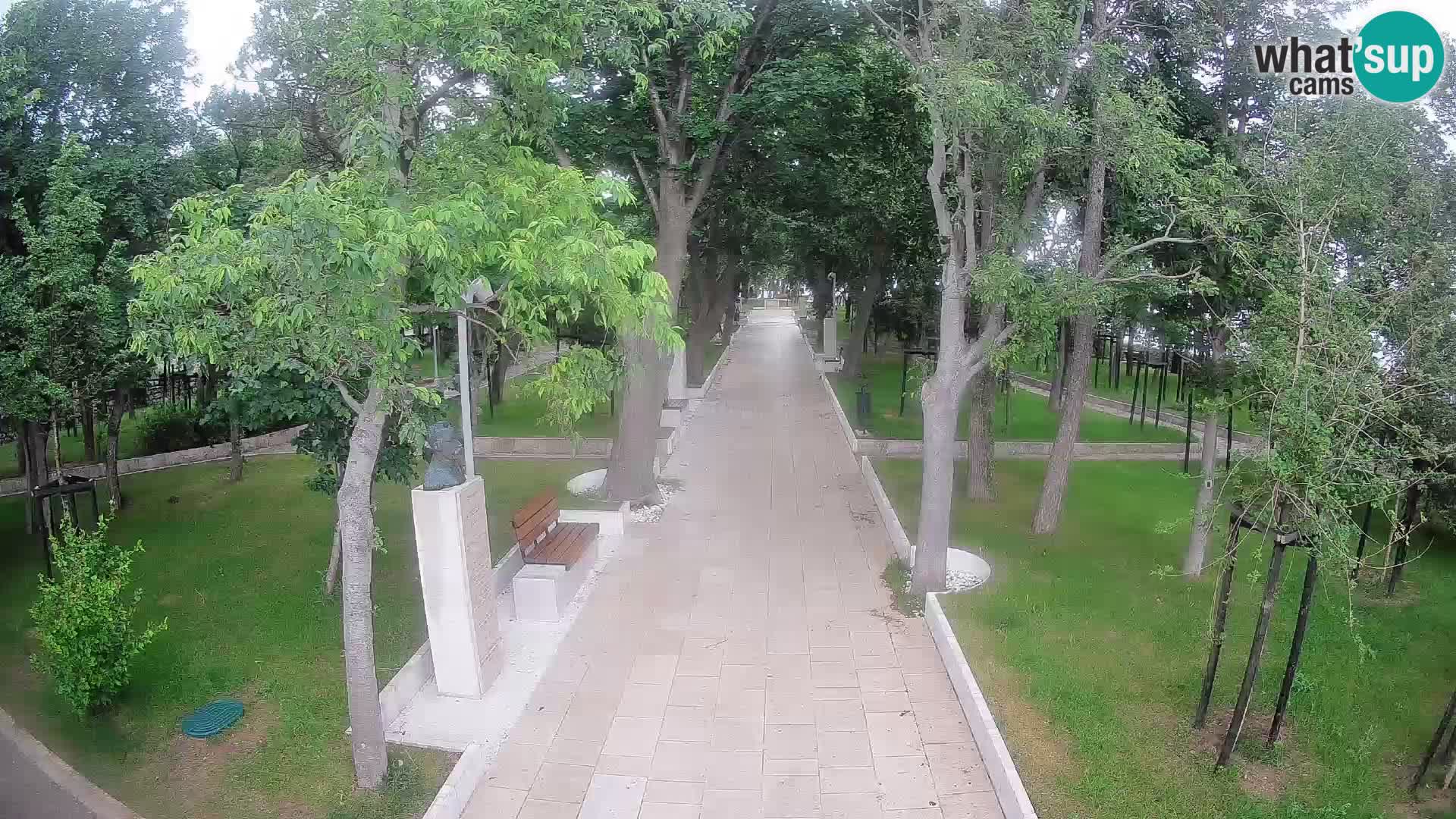 Writers’ Park Webcam Senj – Live by the Sea