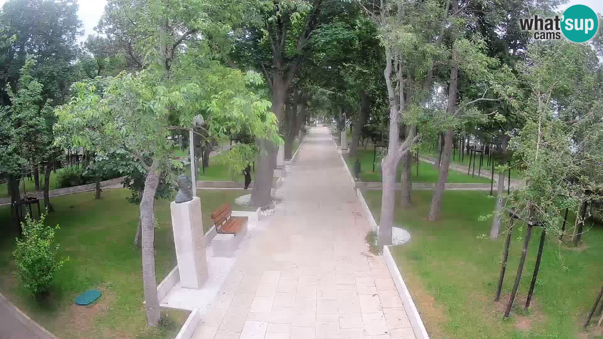 Writers’ Park Webcam Senj – Live by the Sea