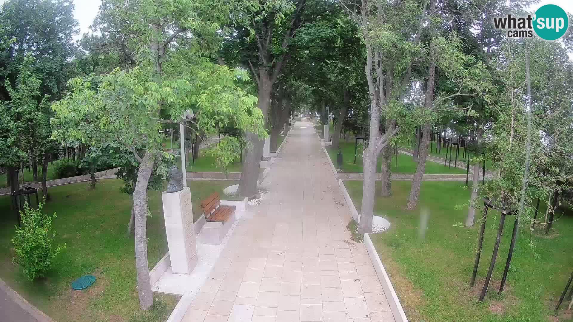 Writers’ Park Webcam Senj – Live by the Sea