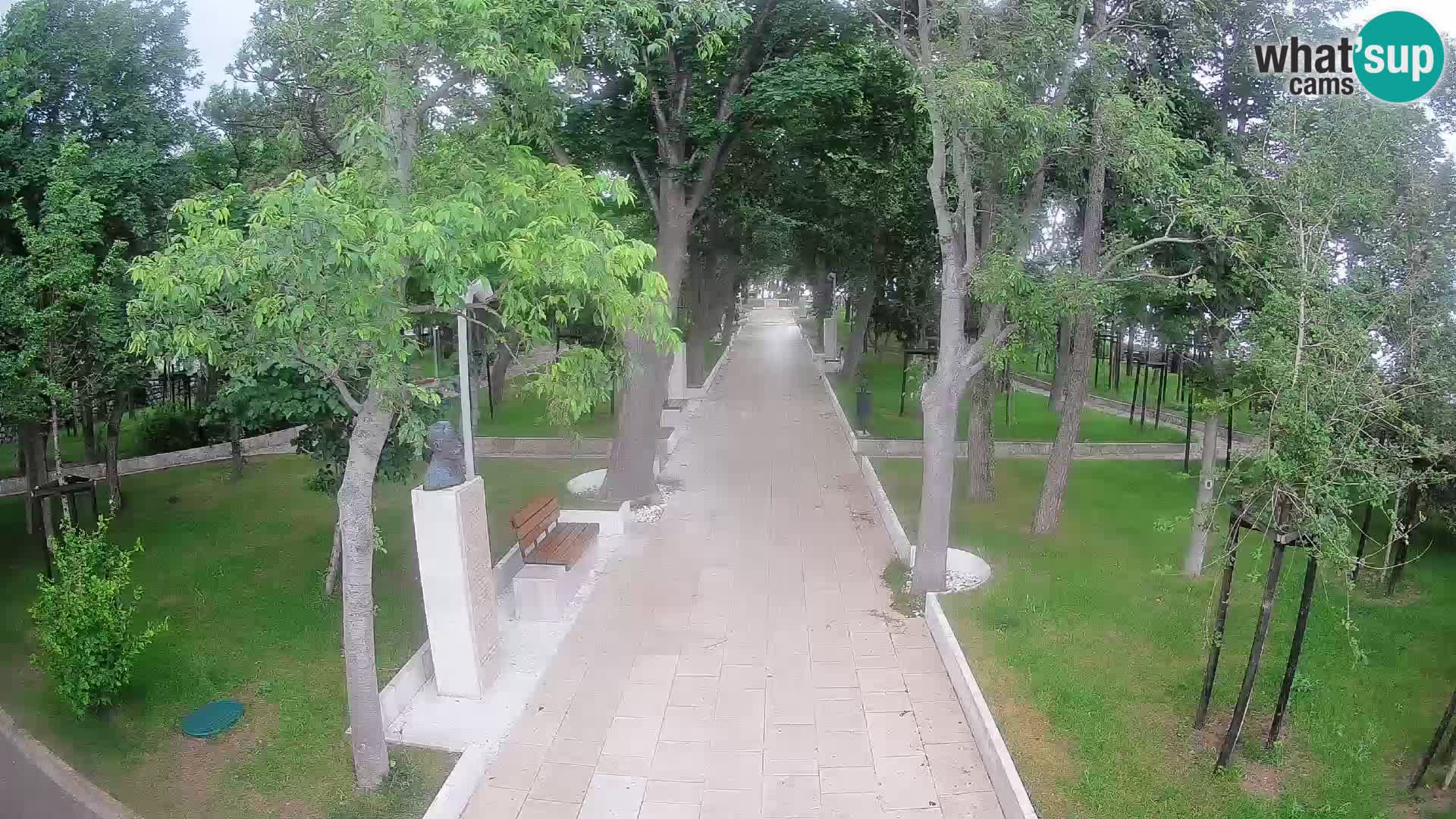 Writers’ Park Webcam Senj – Live by the Sea
