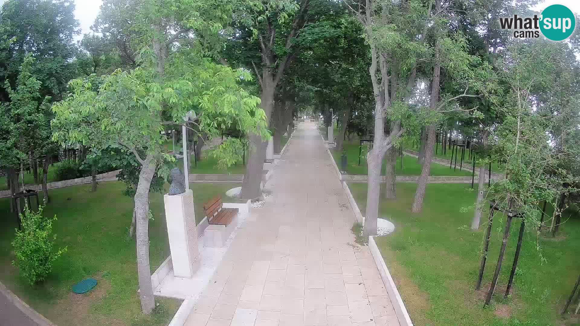 Writers’ Park Webcam Senj – Live by the Sea
