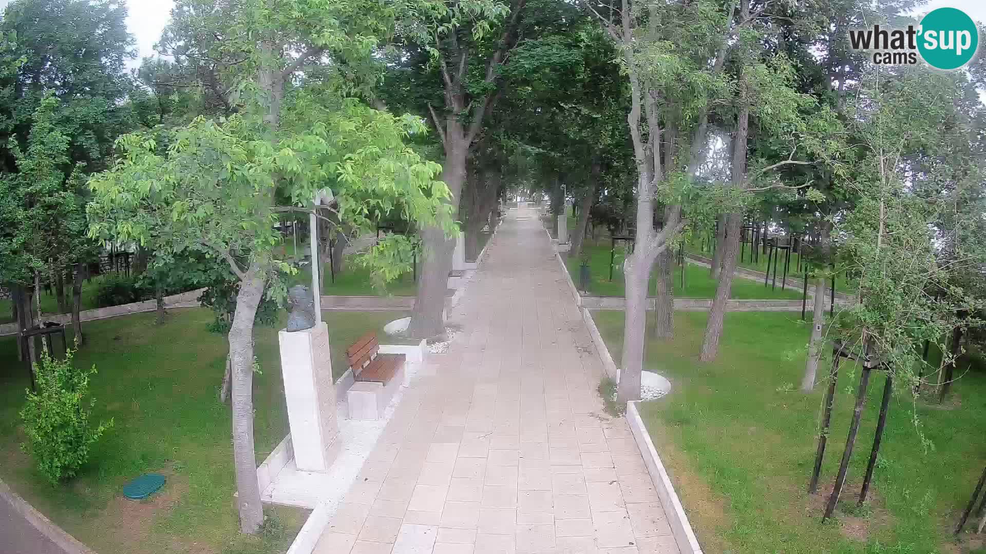 Webcam Schriftstellerpark Senj – Live am Meer