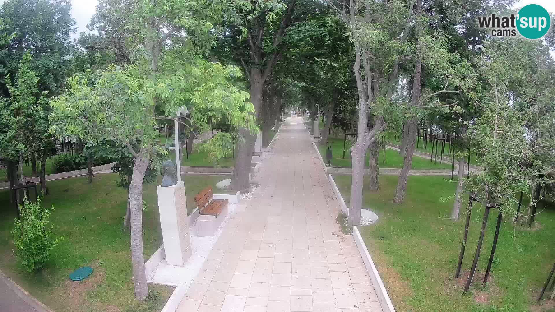 Writers’ Park Webcam Senj – Live by the Sea