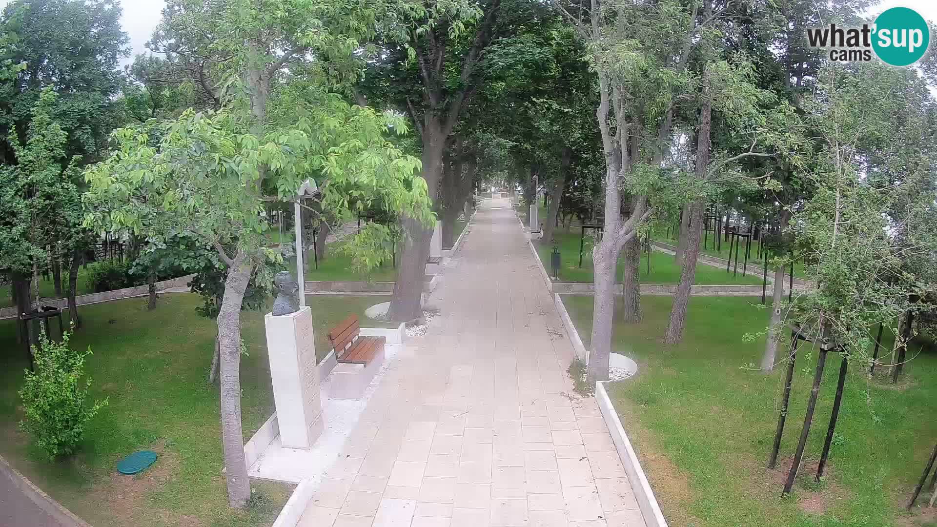 Writers’ Park Webcam Senj – Live by the Sea
