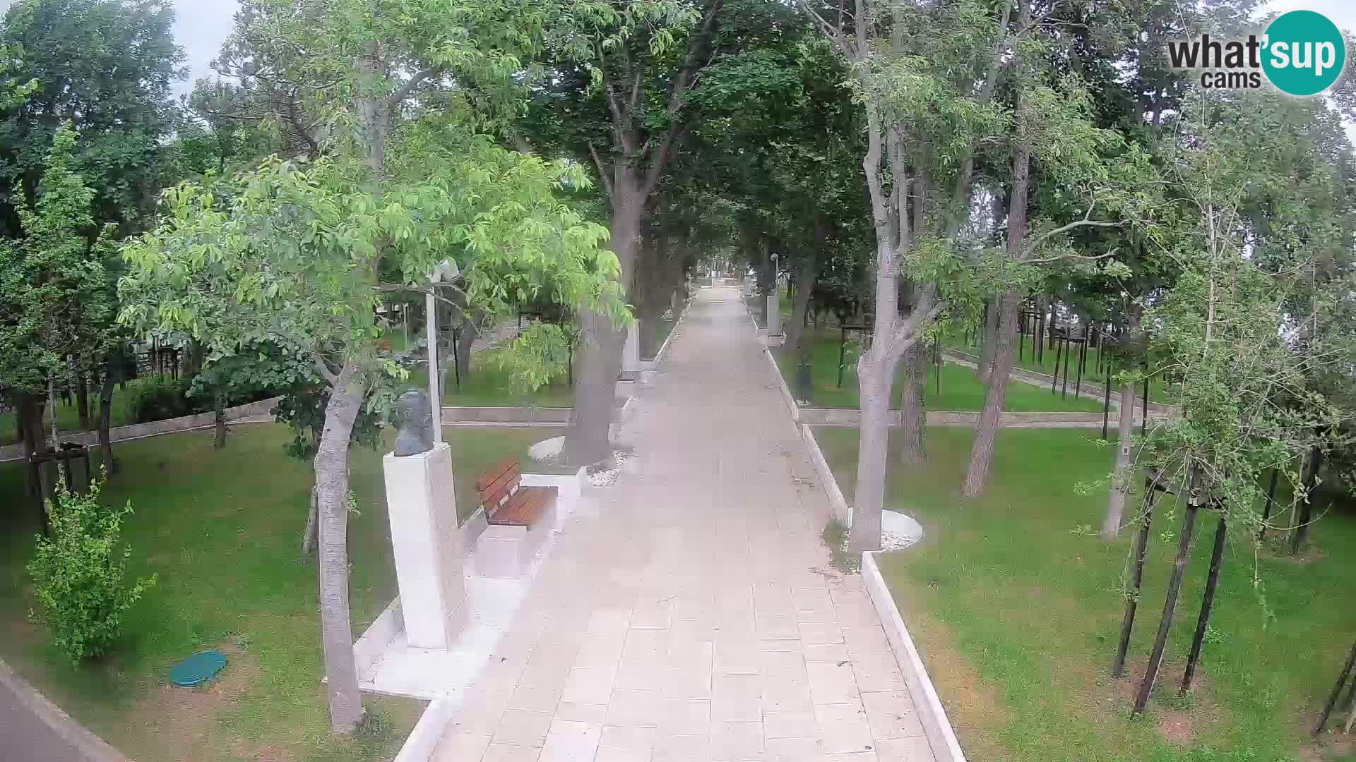 Webcam Schriftstellerpark Senj – Live am Meer