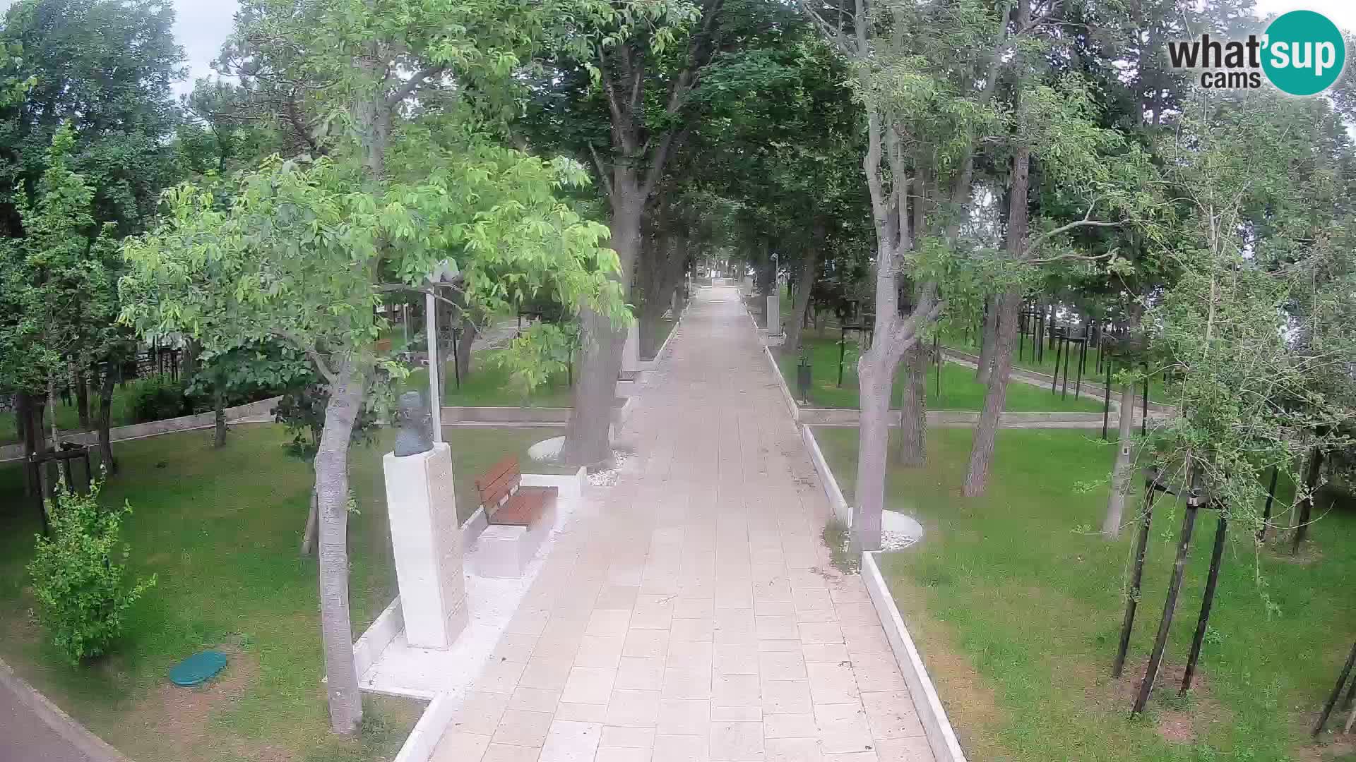 Writers’ Park Webcam Senj – Live by the Sea