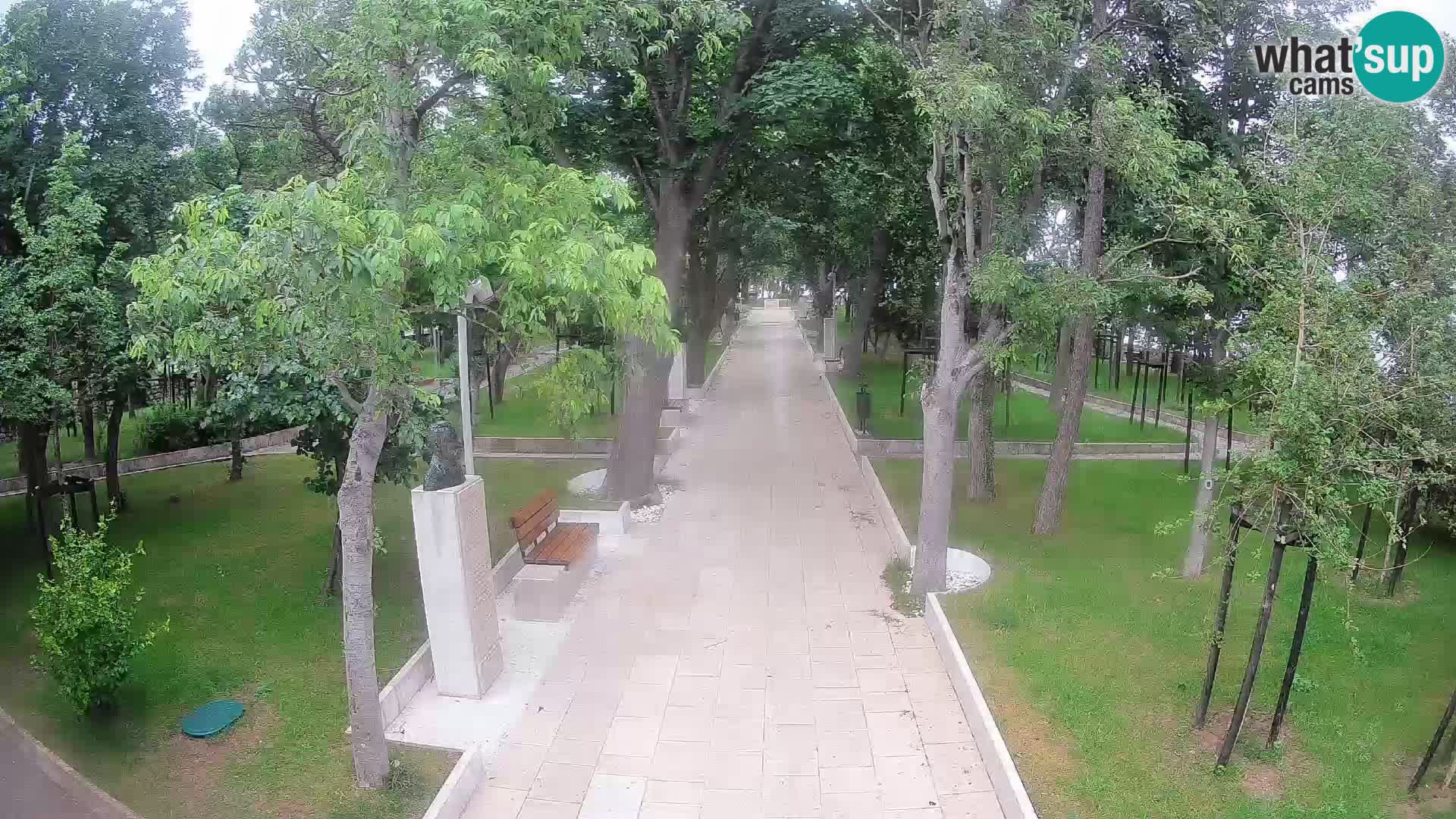 Writers’ Park Webcam Senj – Live by the Sea
