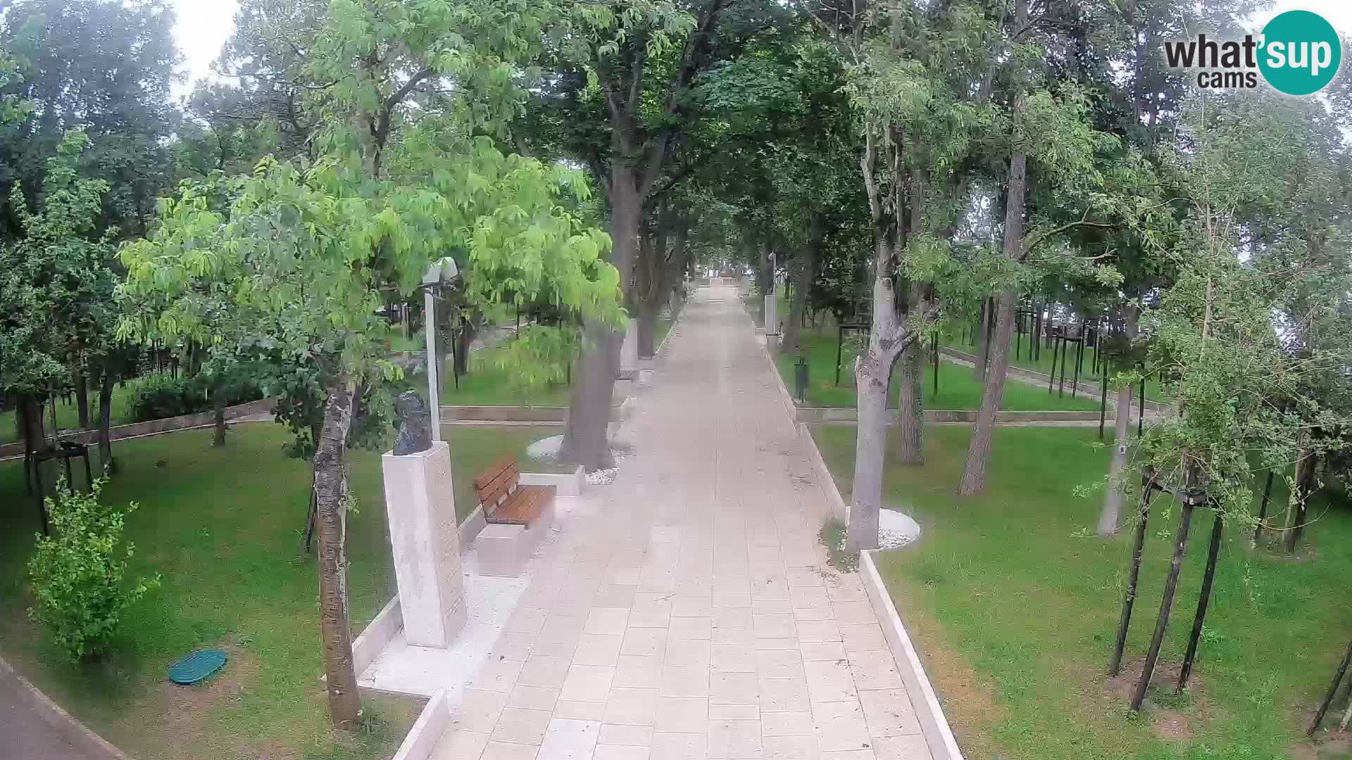 Writers’ Park Webcam Senj – Live by the Sea