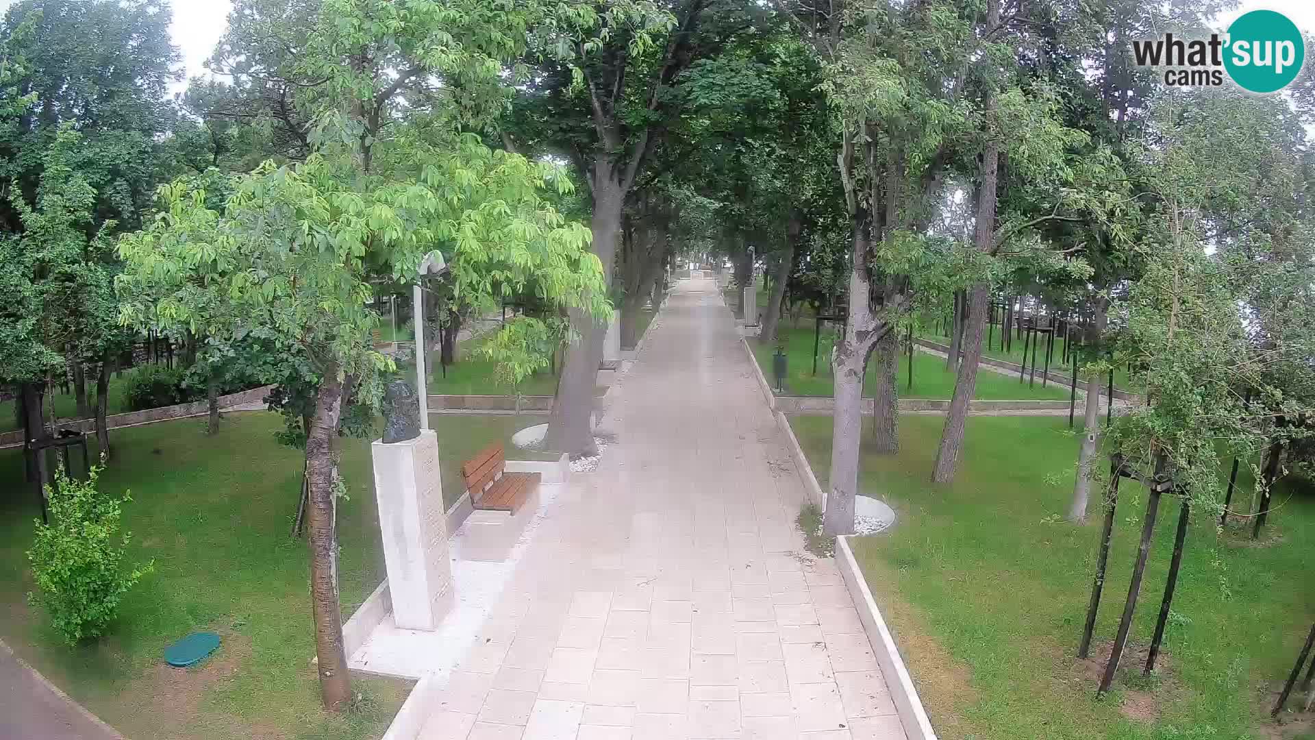 Webcam Schriftstellerpark Senj – Live am Meer