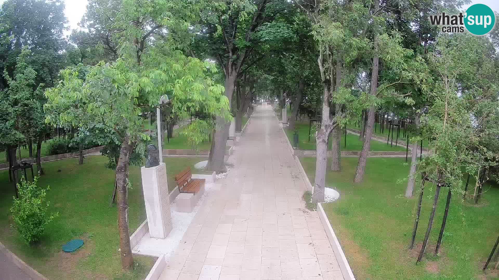 Writers’ Park Webcam Senj – Live by the Sea