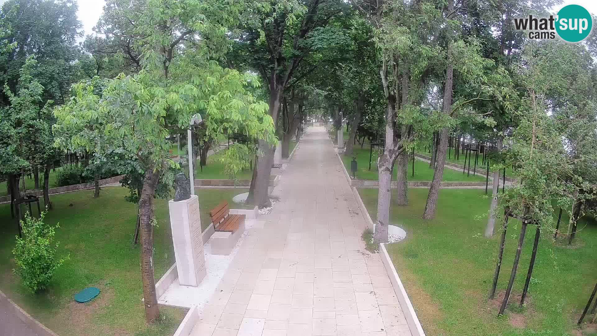 Writers’ Park Webcam Senj – Live by the Sea