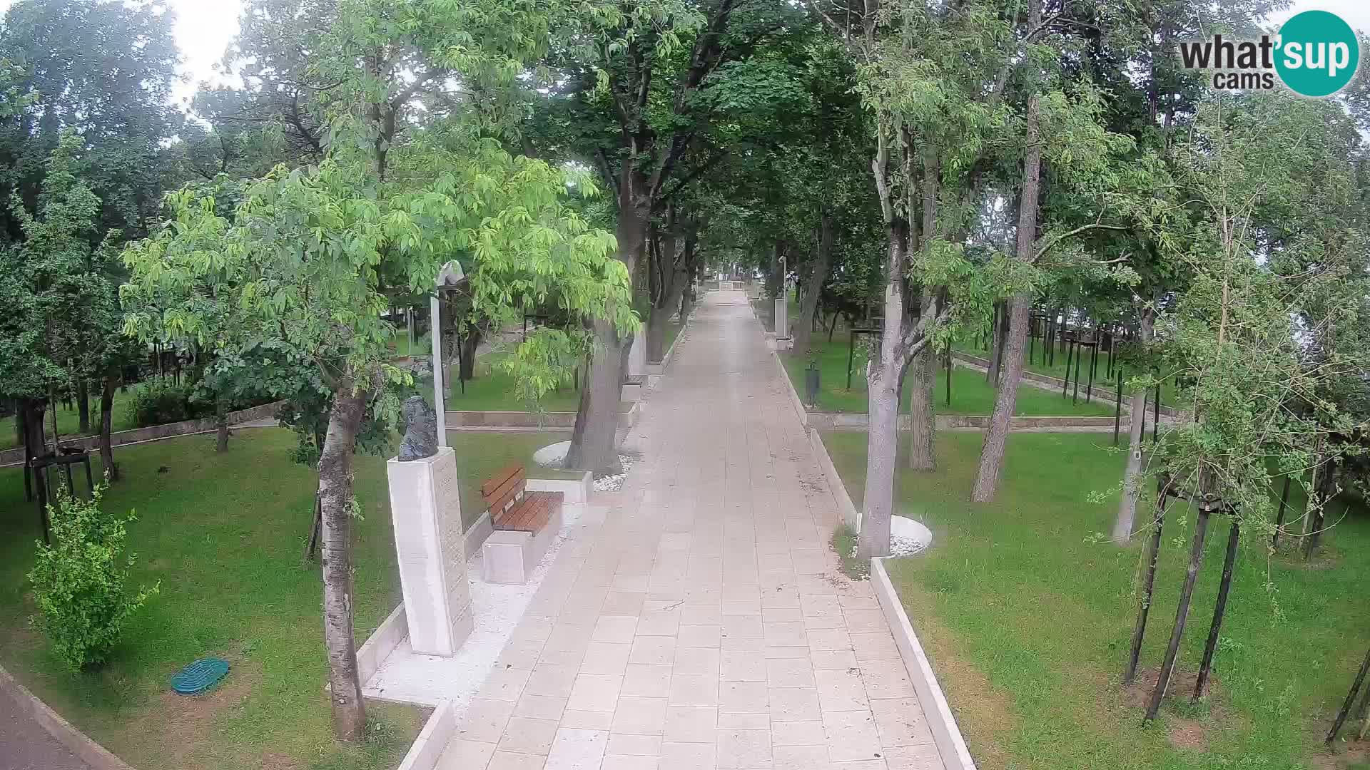 Writers’ Park Webcam Senj – Live by the Sea