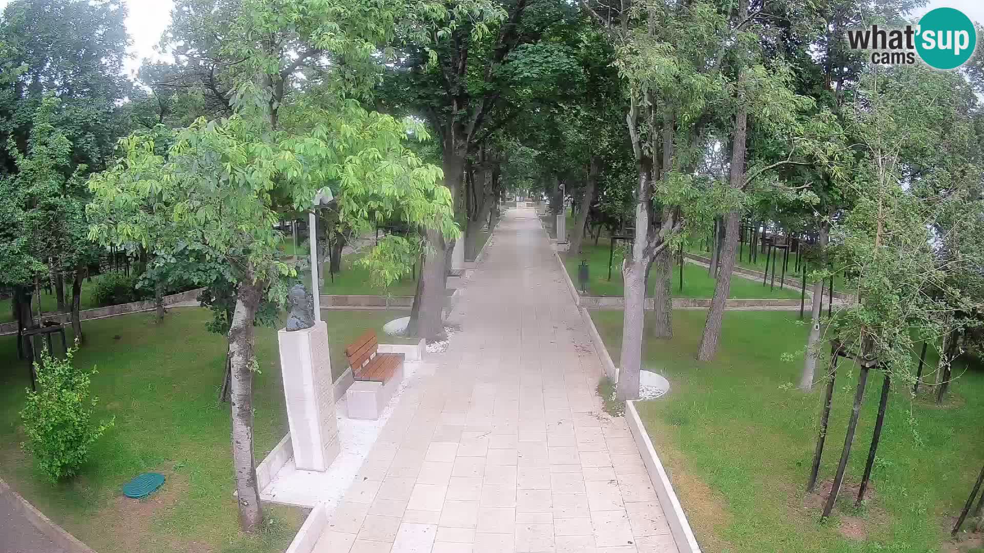 Writers’ Park Webcam Senj – Live by the Sea