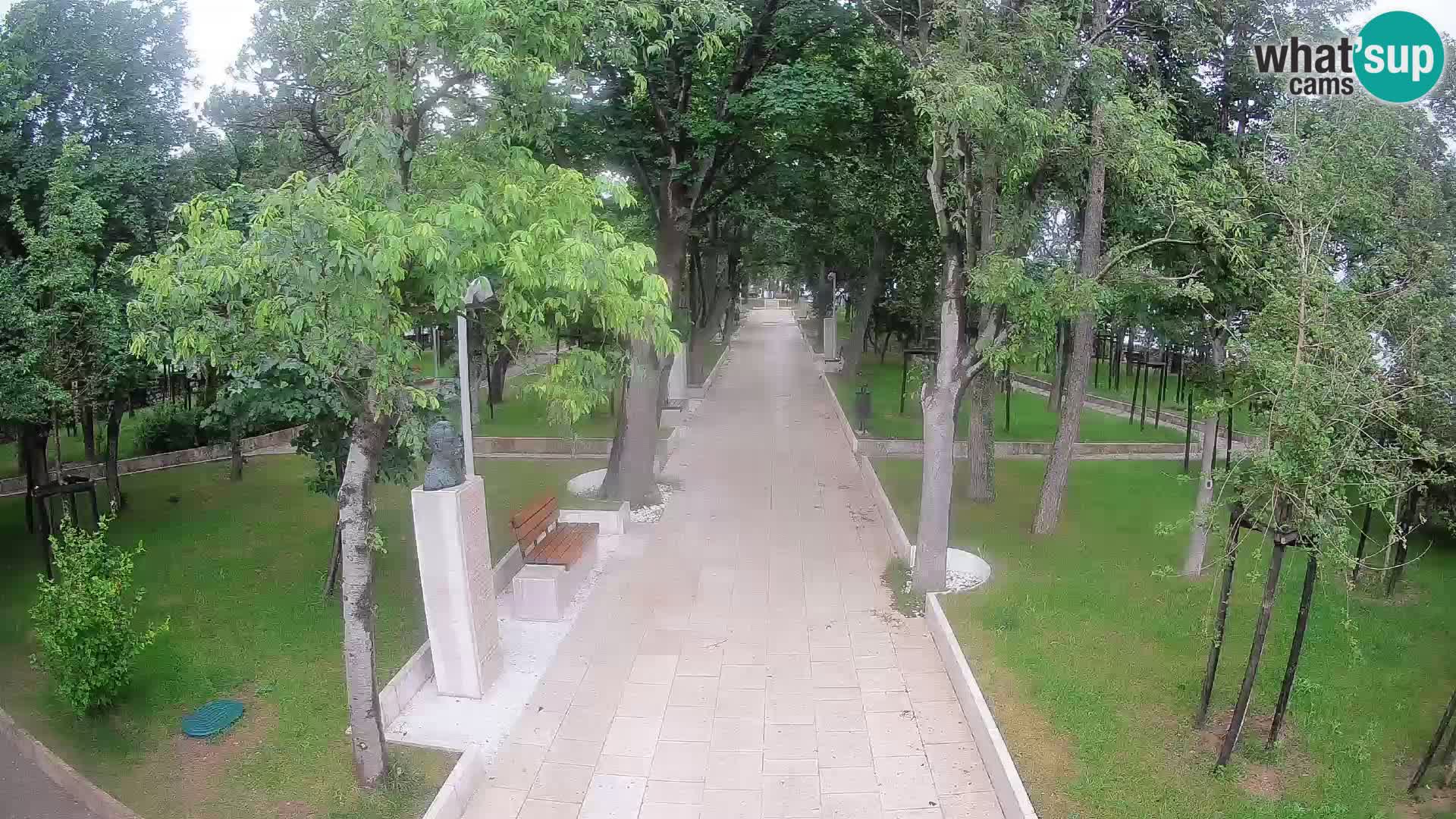 Webcam Schriftstellerpark Senj – Live am Meer