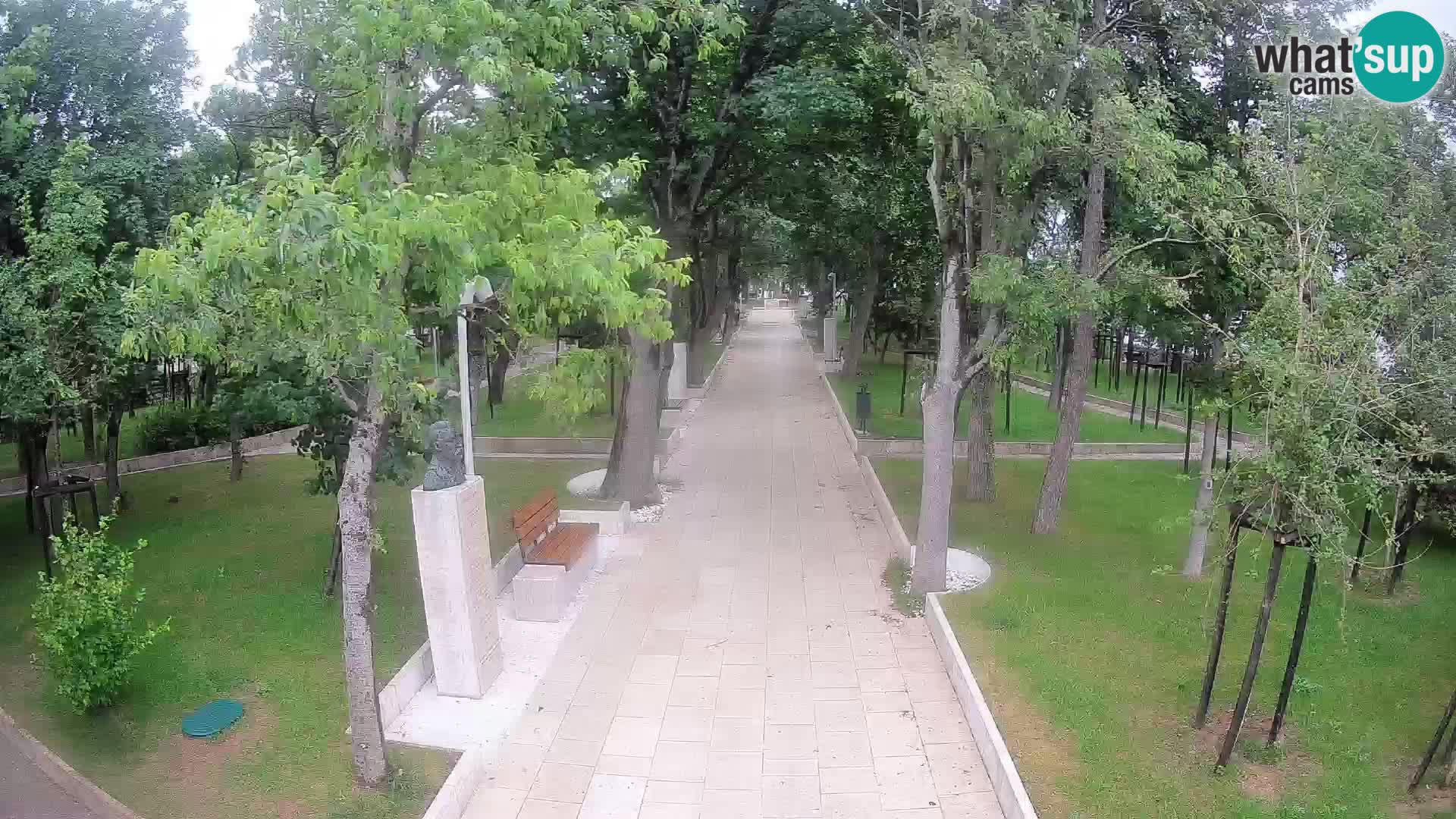 Writers’ Park Webcam Senj – Live by the Sea