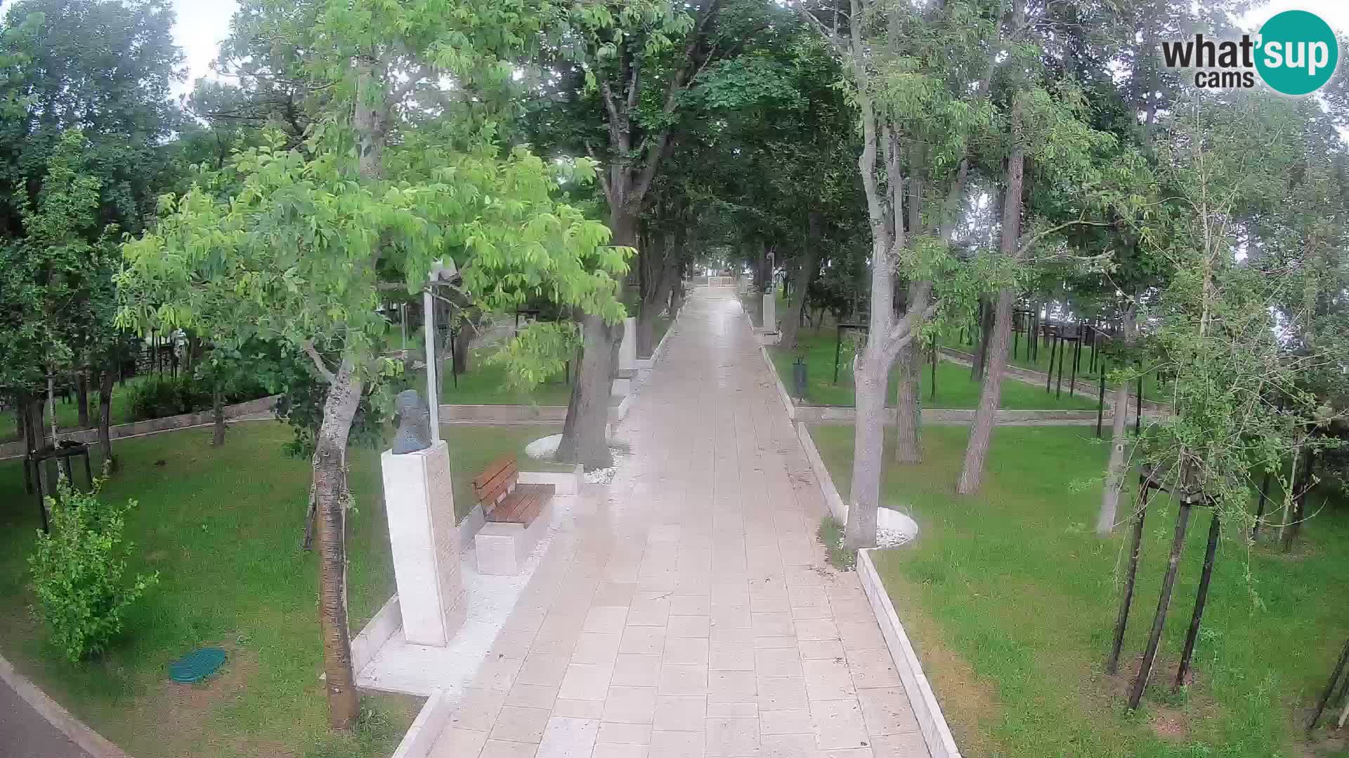 Writers’ Park Webcam Senj – Live by the Sea