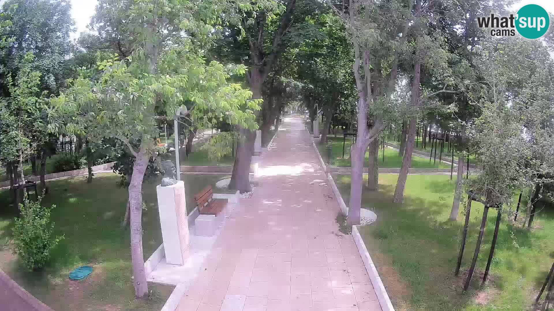 Writers’ Park Webcam Senj – Live by the Sea