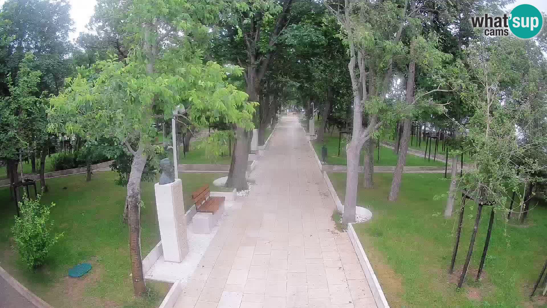 Writers’ Park Webcam Senj – Live by the Sea