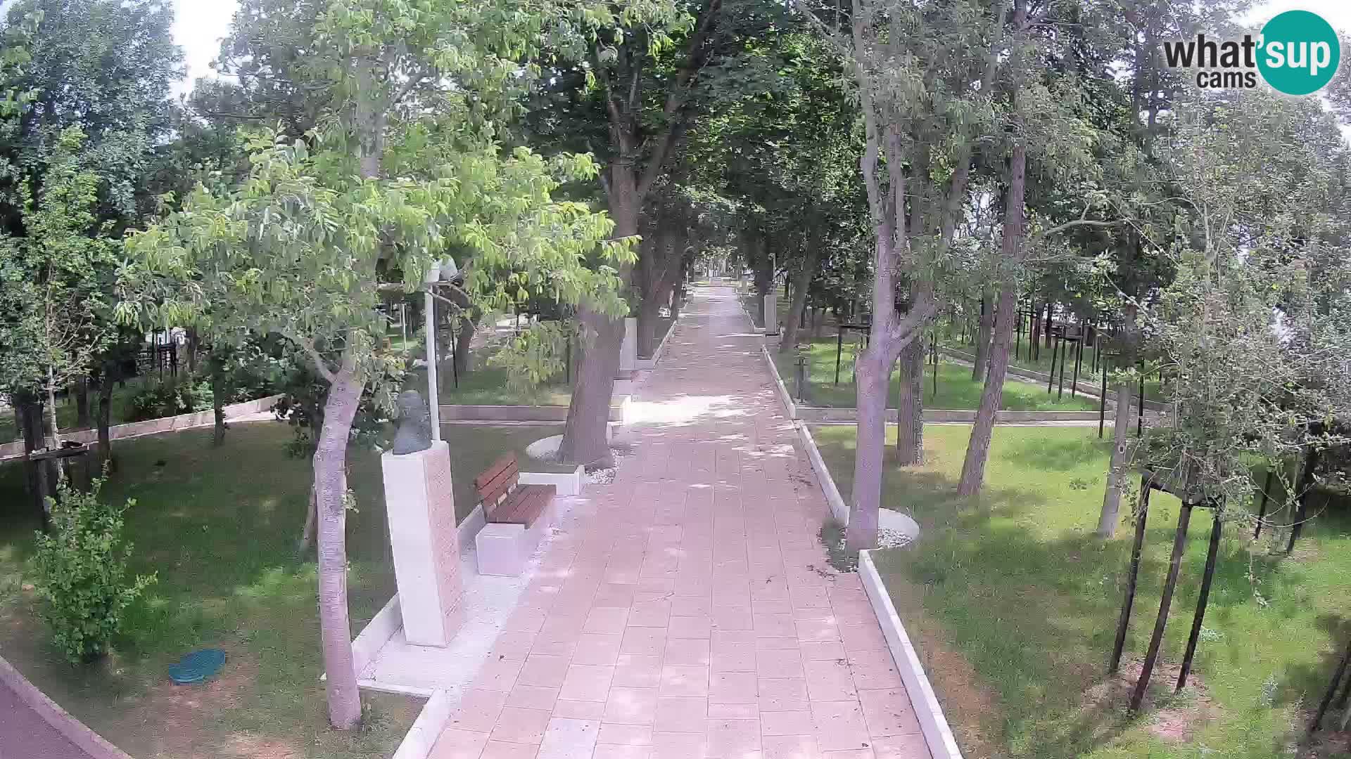 Writers’ Park Webcam Senj – Live by the Sea