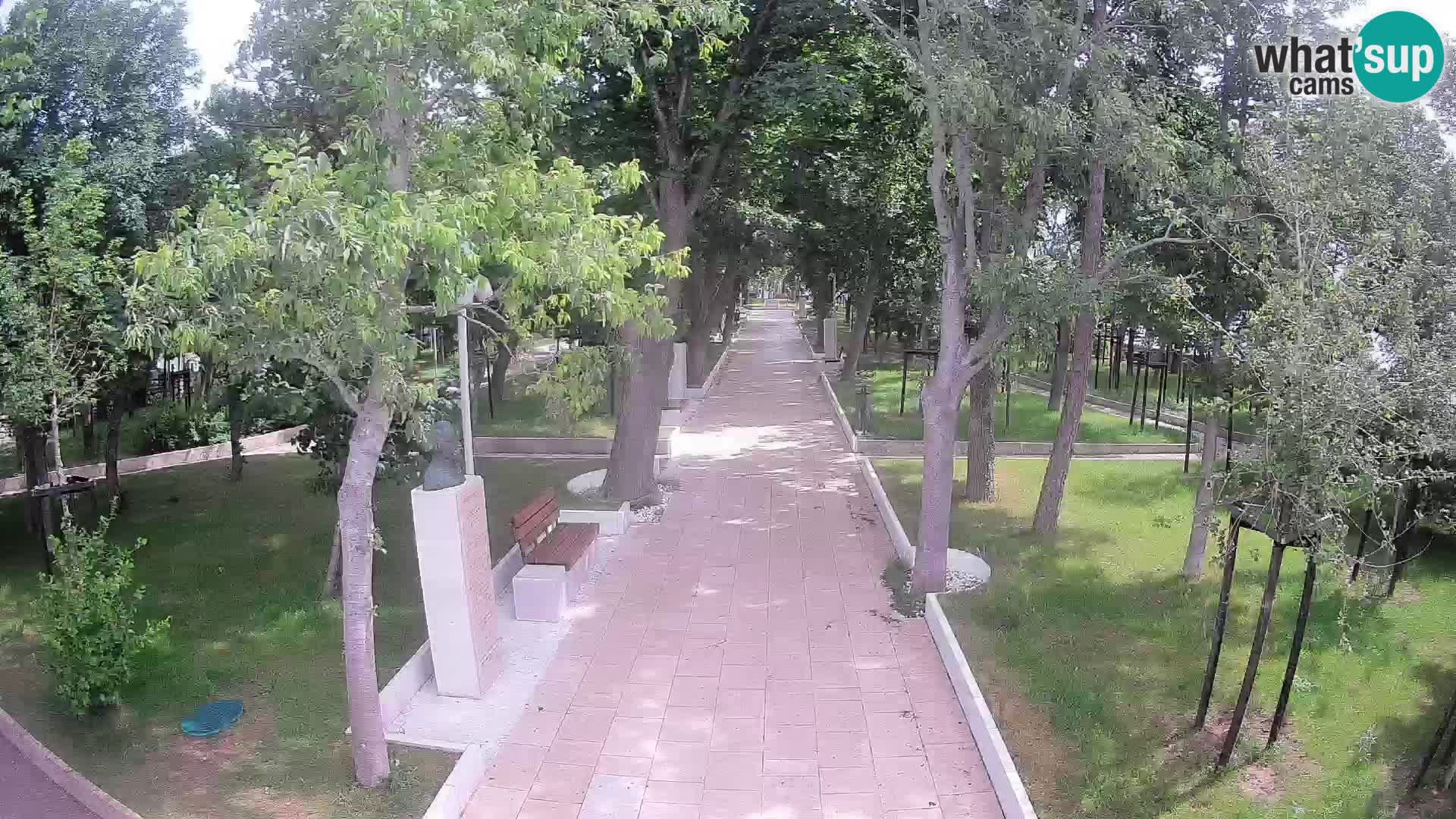 Writers’ Park Webcam Senj – Live by the Sea