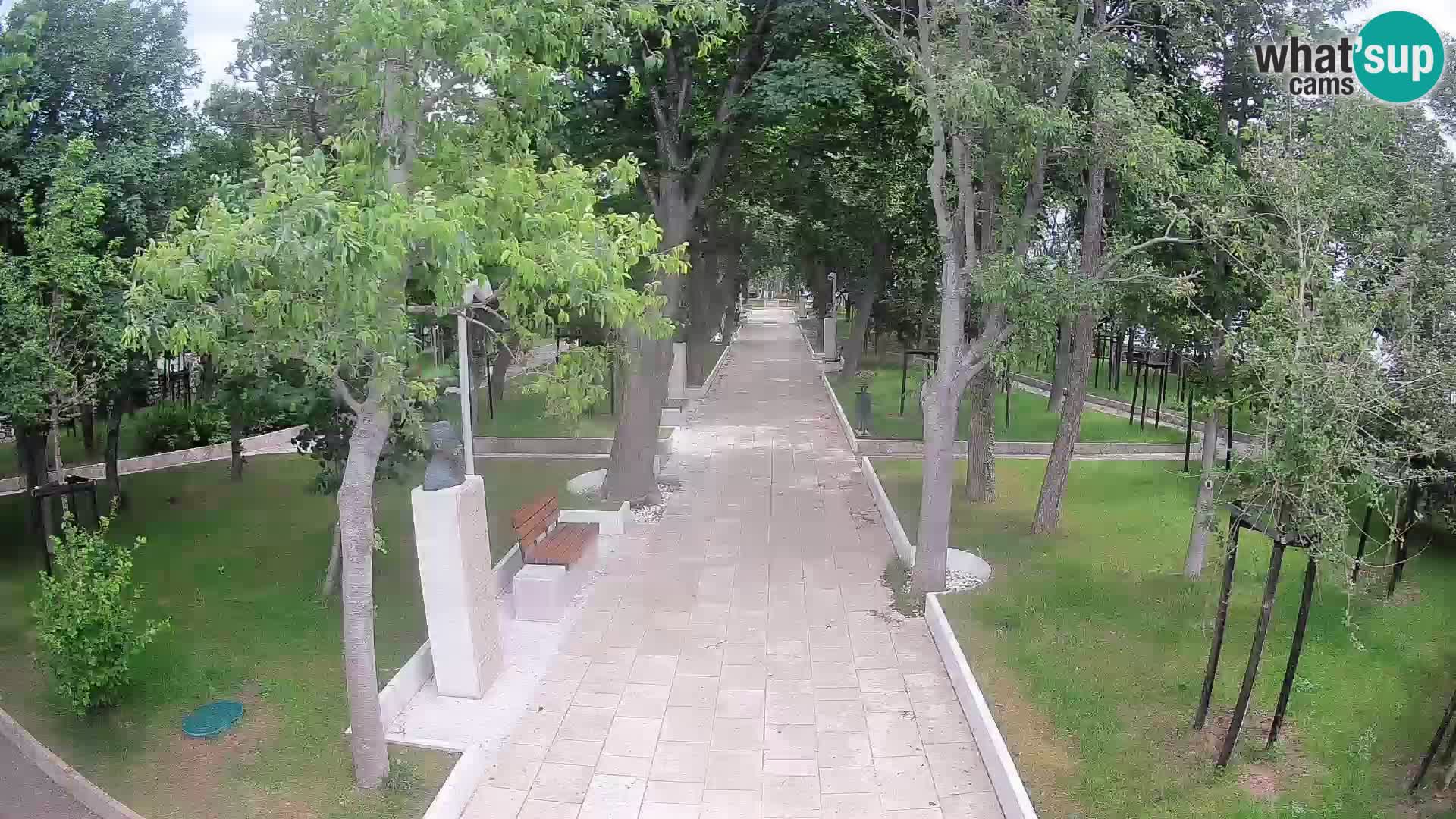 Writers’ Park Webcam Senj – Live by the Sea