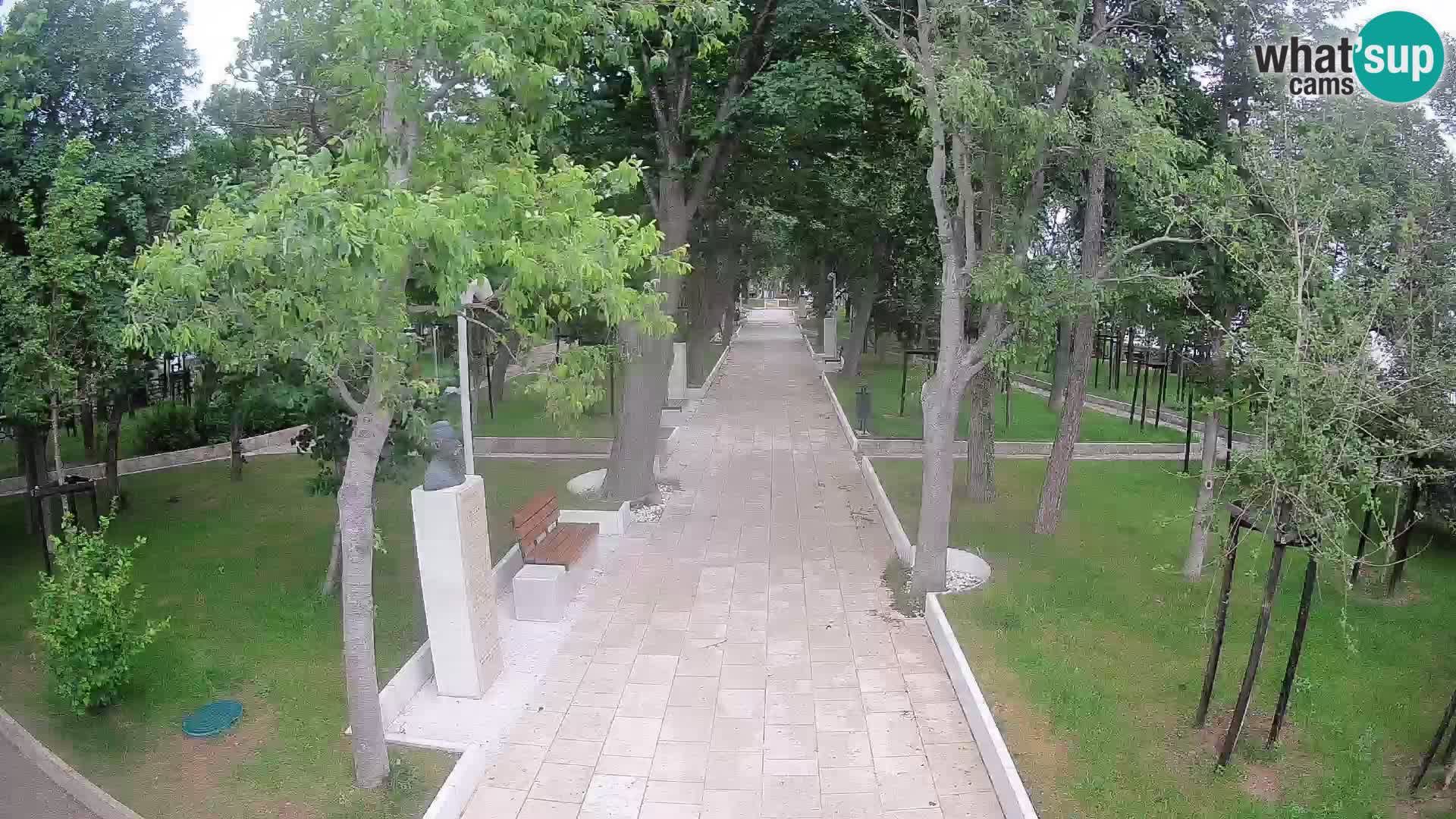 Writers’ Park Webcam Senj – Live by the Sea