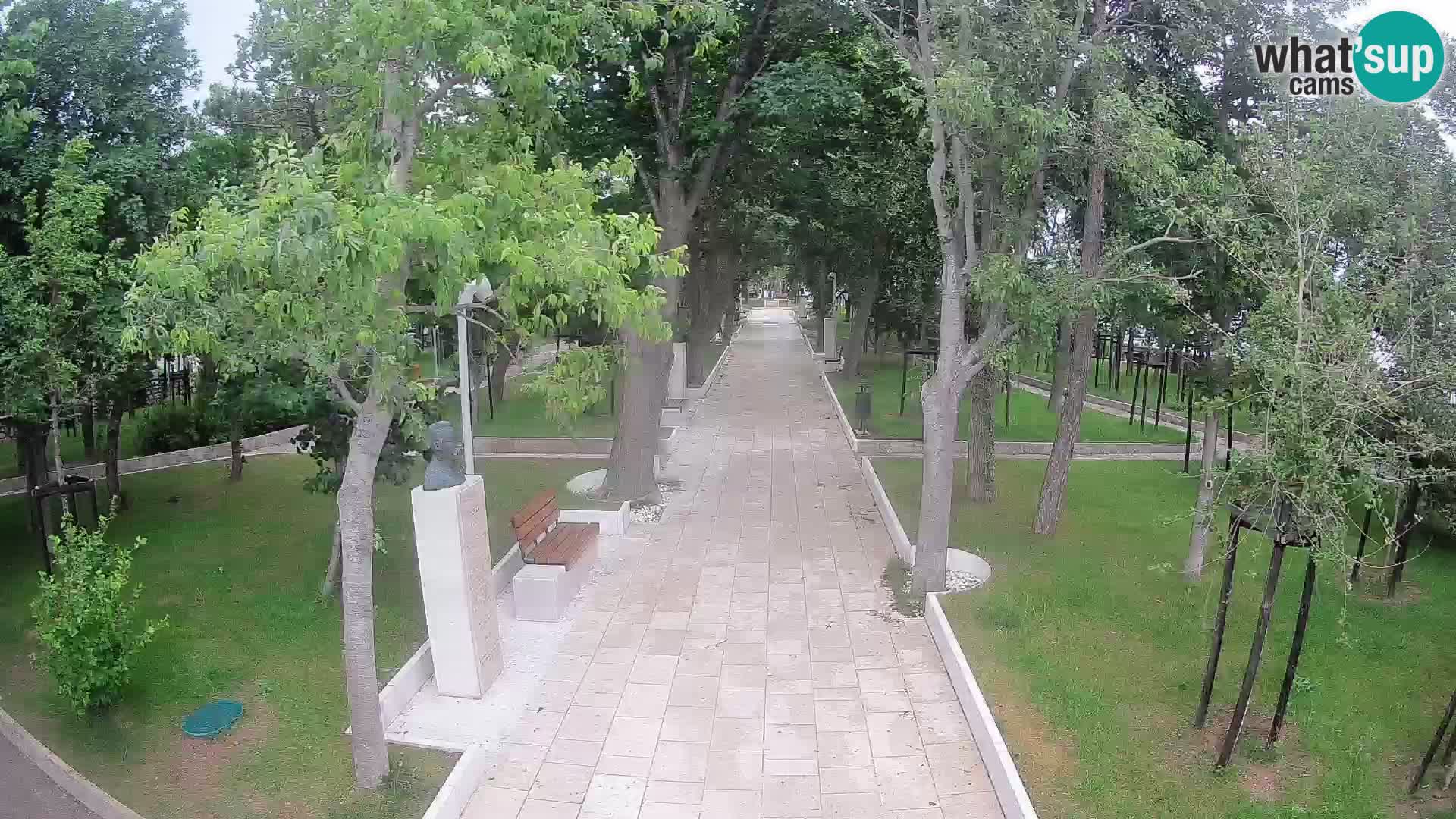 Writers’ Park Webcam Senj – Live by the Sea