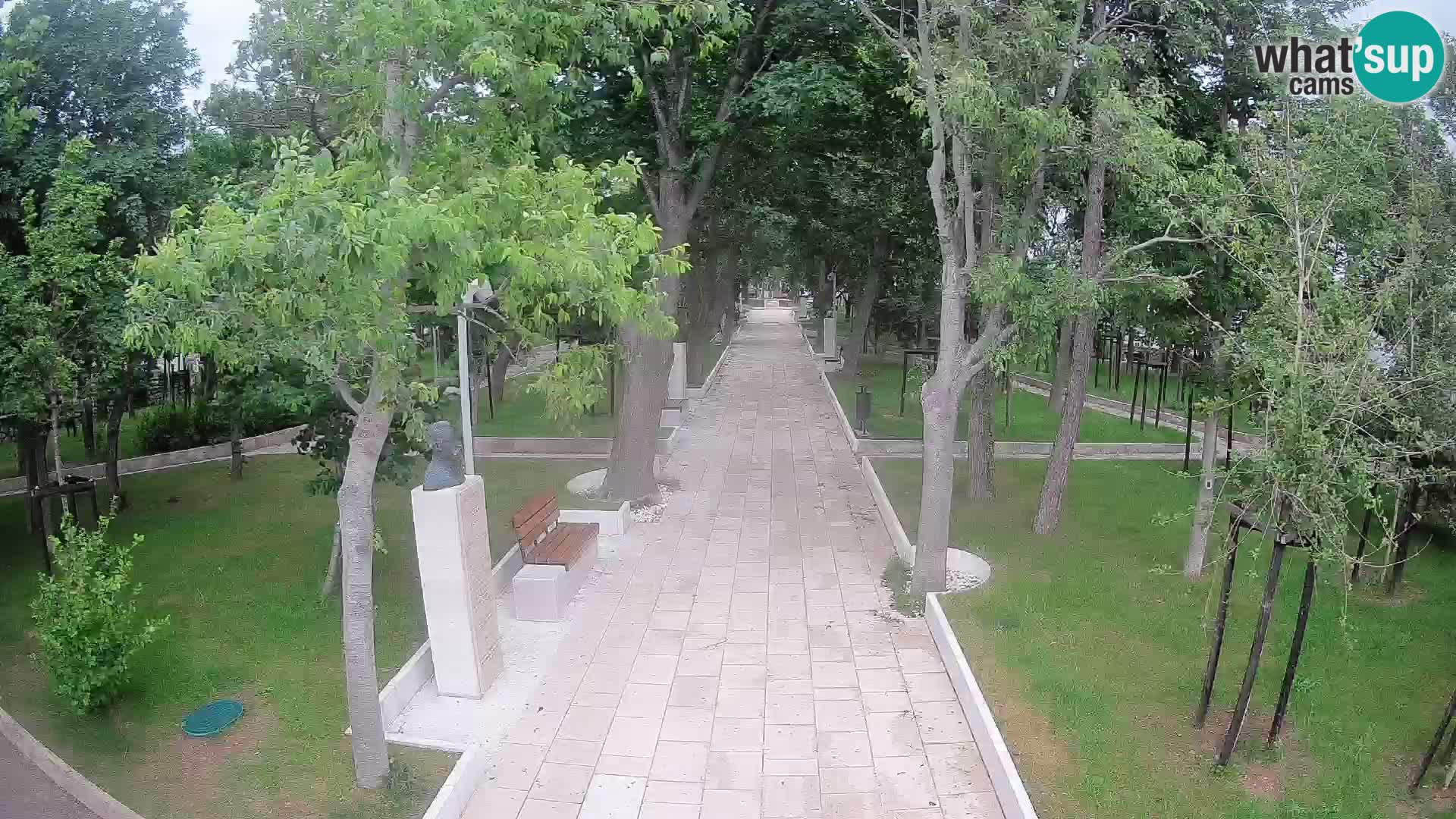 Writers’ Park Webcam Senj – Live by the Sea