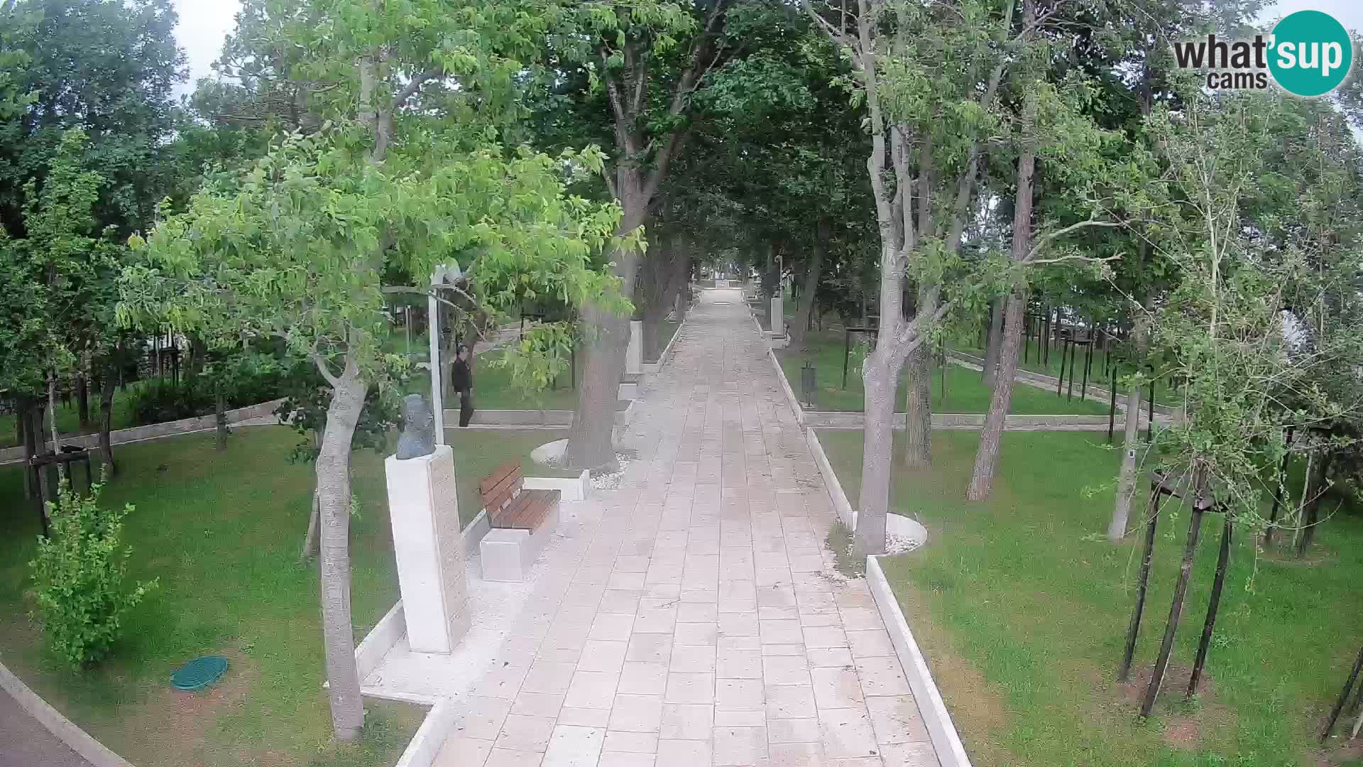 Writers’ Park Webcam Senj – Live by the Sea