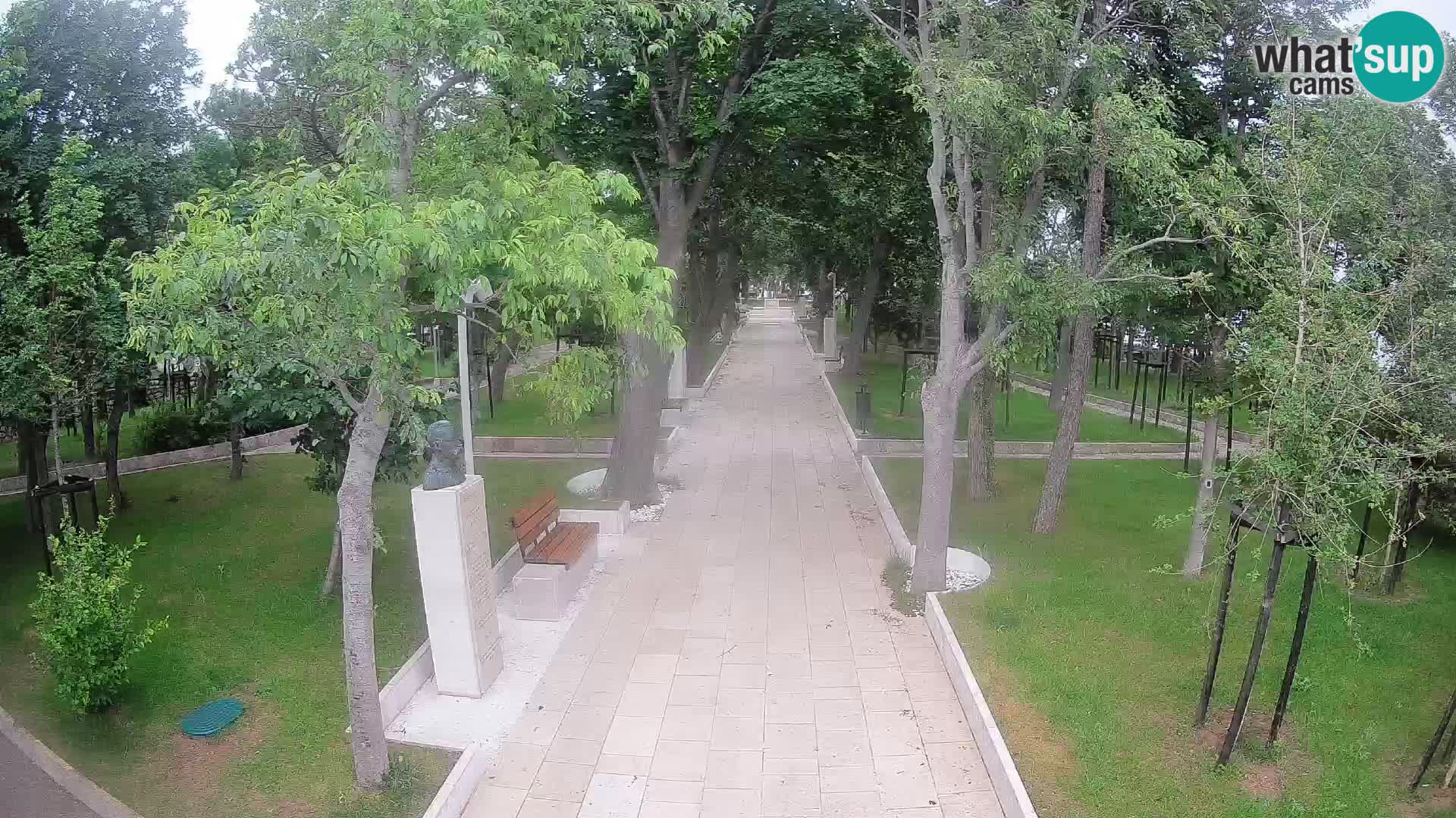 Writers’ Park Webcam Senj – Live by the Sea