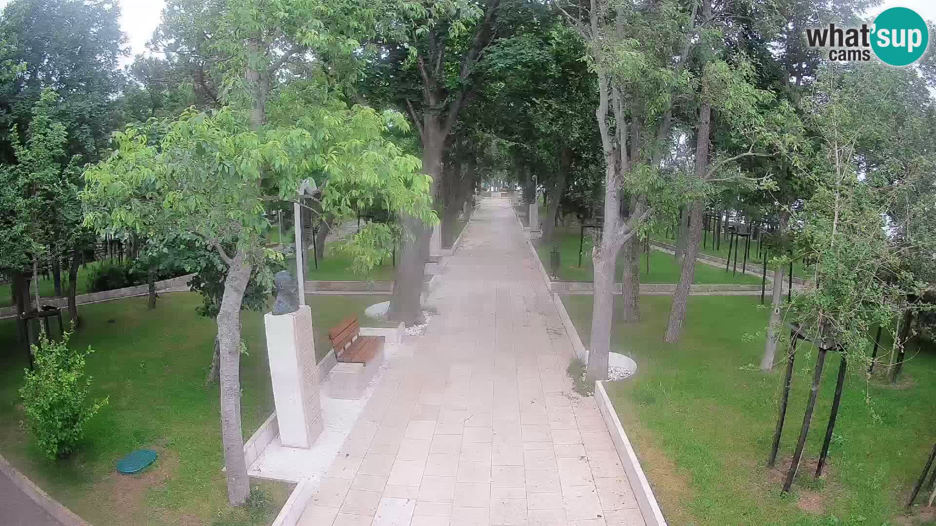 Writers’ Park Webcam Senj – Live by the Sea