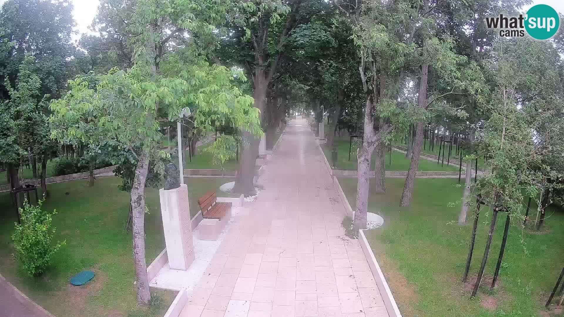 Writers’ Park Webcam Senj – Live by the Sea