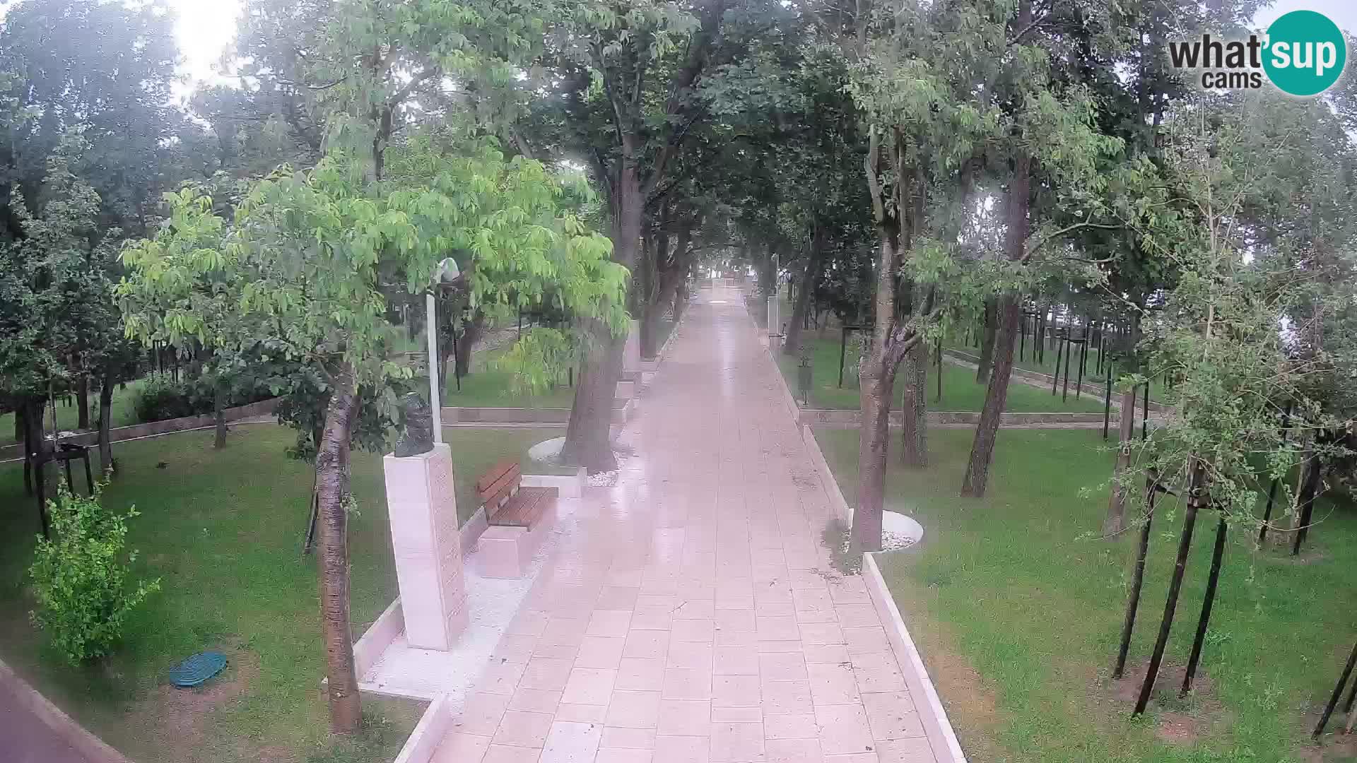 Webcam Schriftstellerpark Senj – Live am Meer
