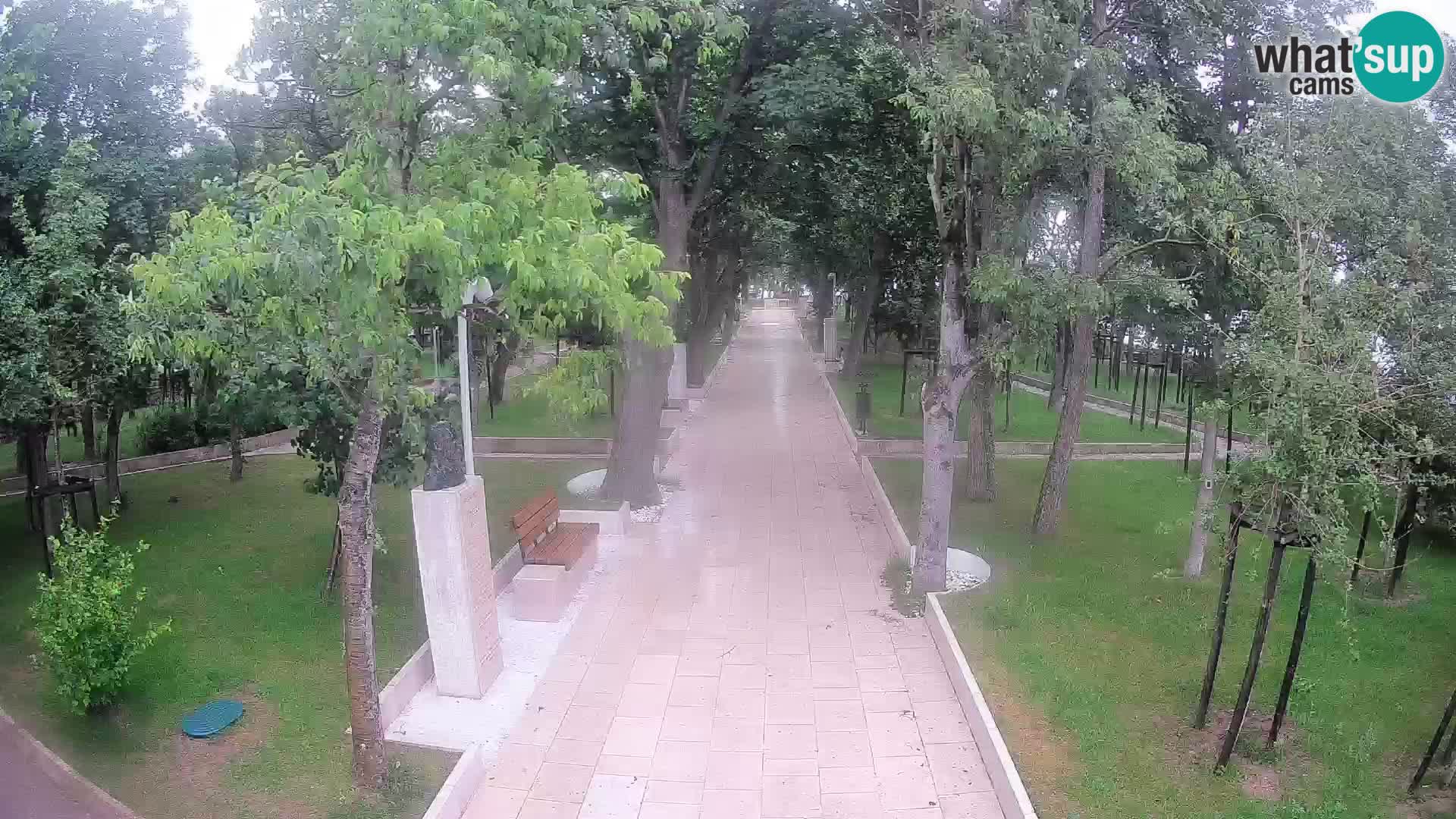 Writers’ Park Webcam Senj – Live by the Sea