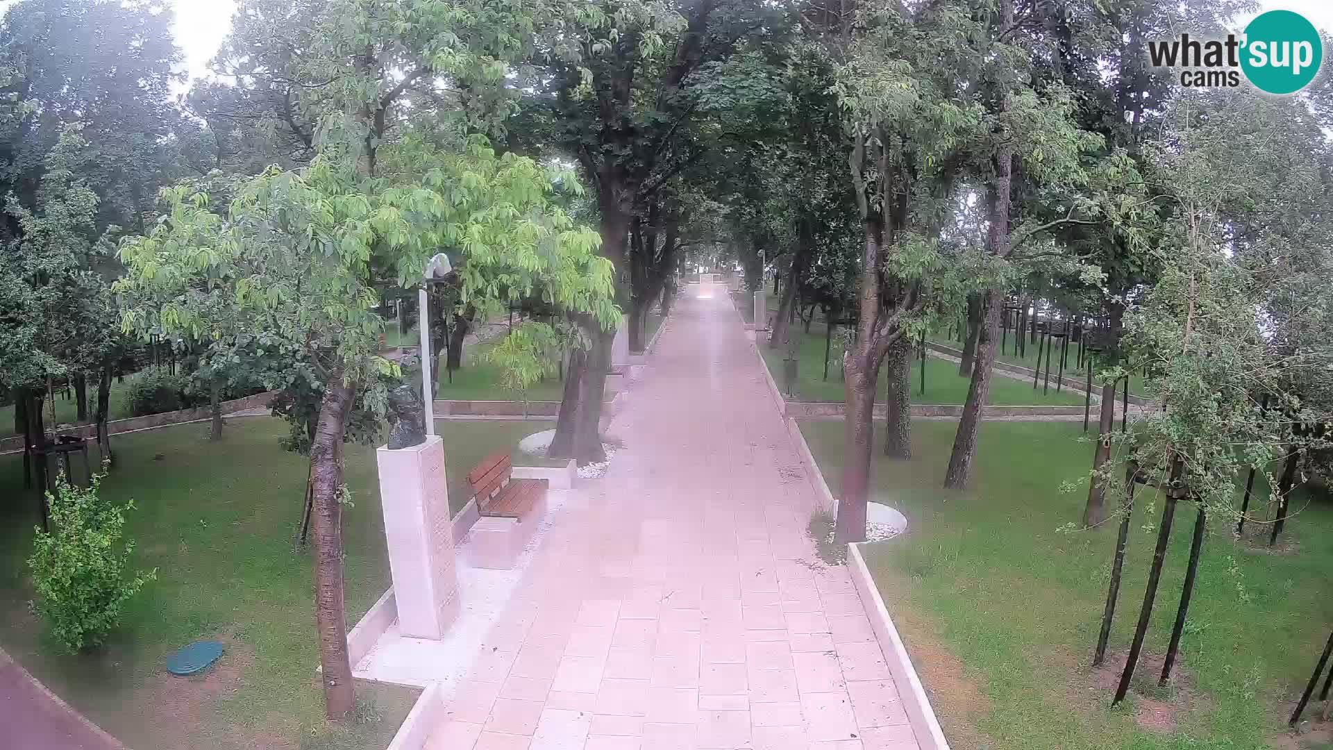 Writers’ Park Webcam Senj – Live by the Sea
