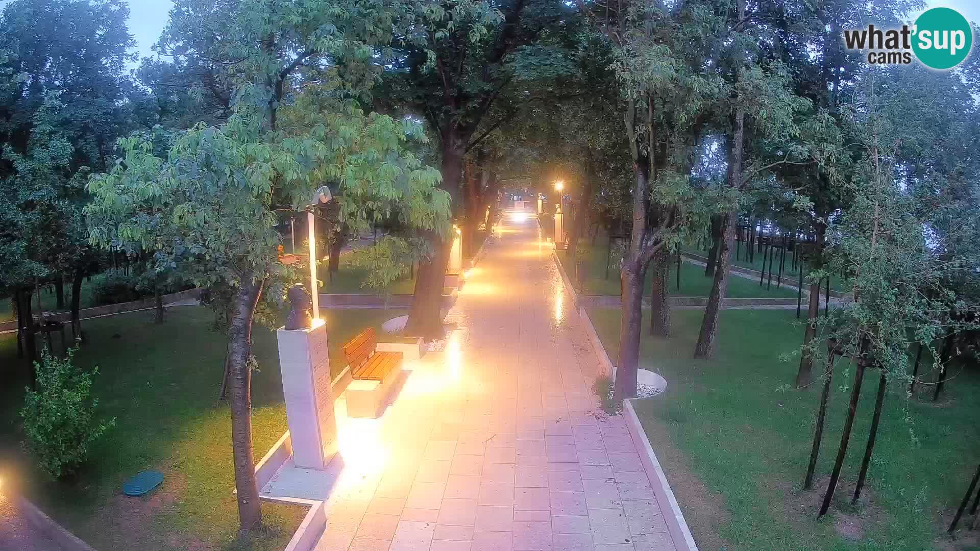 Writers’ Park Webcam Senj – Live by the Sea