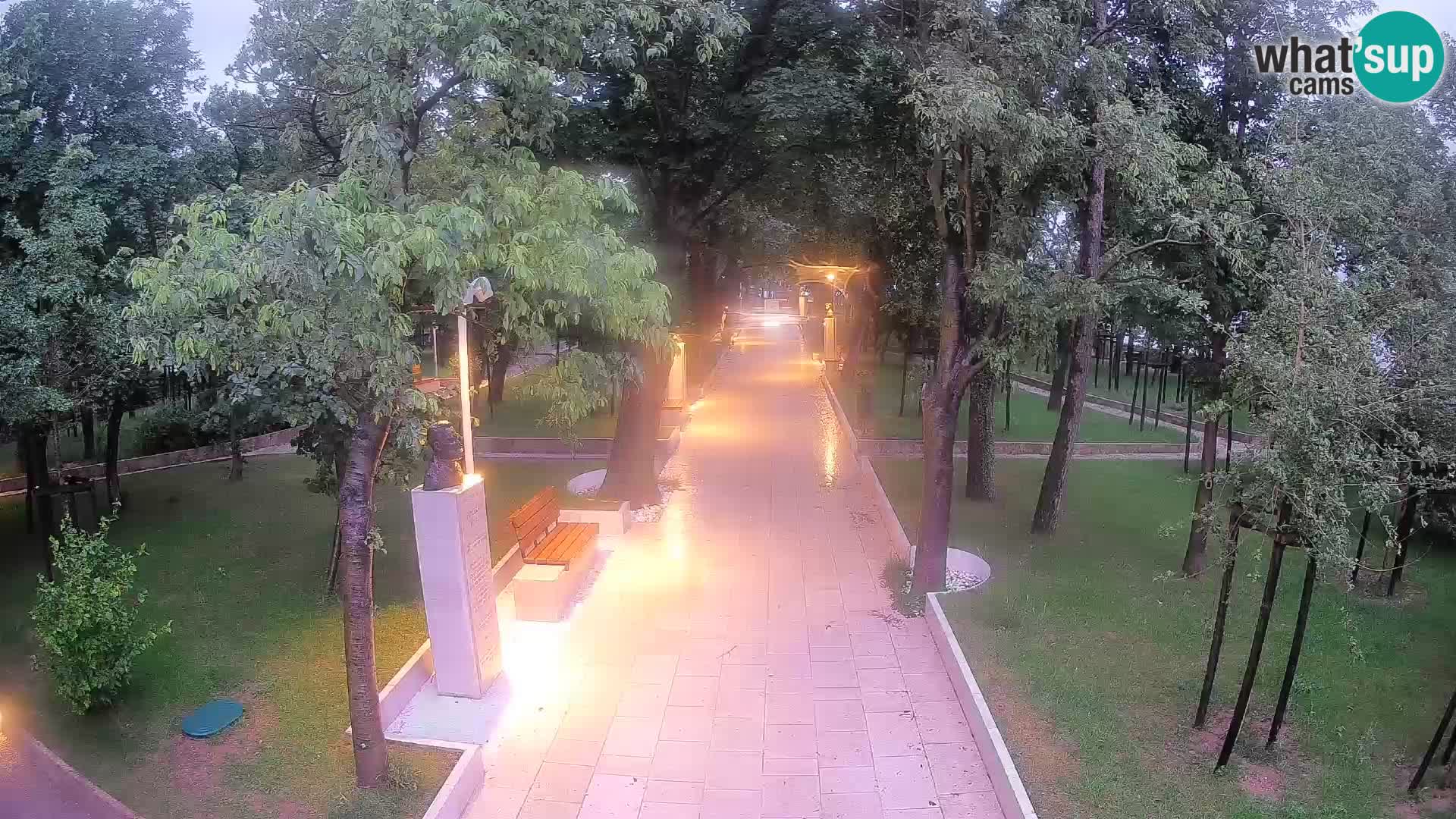 Writers’ Park Webcam Senj – Live by the Sea