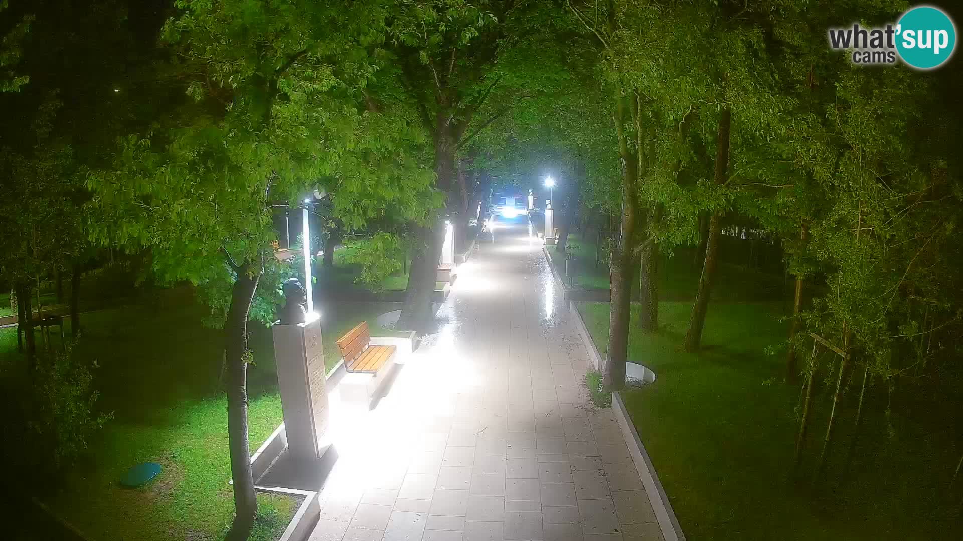 Writers’ Park Webcam Senj – Live by the Sea