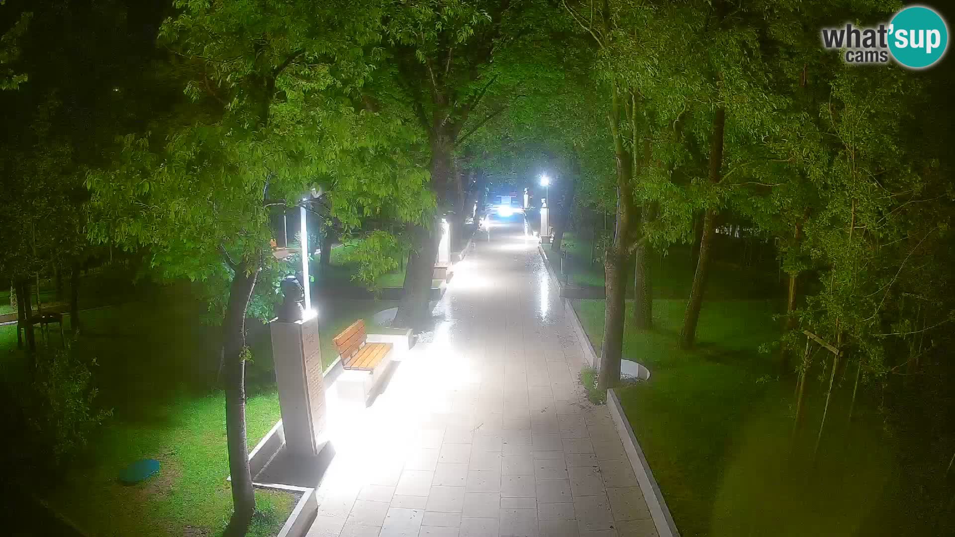 Writers’ Park Webcam Senj – Live by the Sea