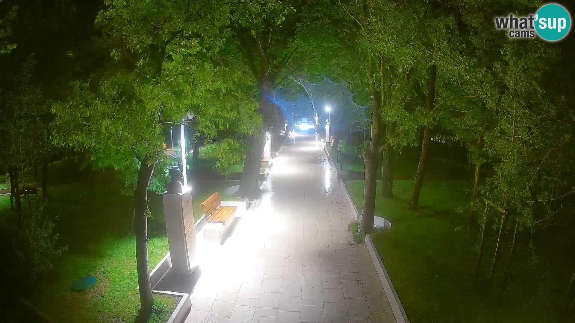 Writers’ Park Webcam Senj – Live by the Sea