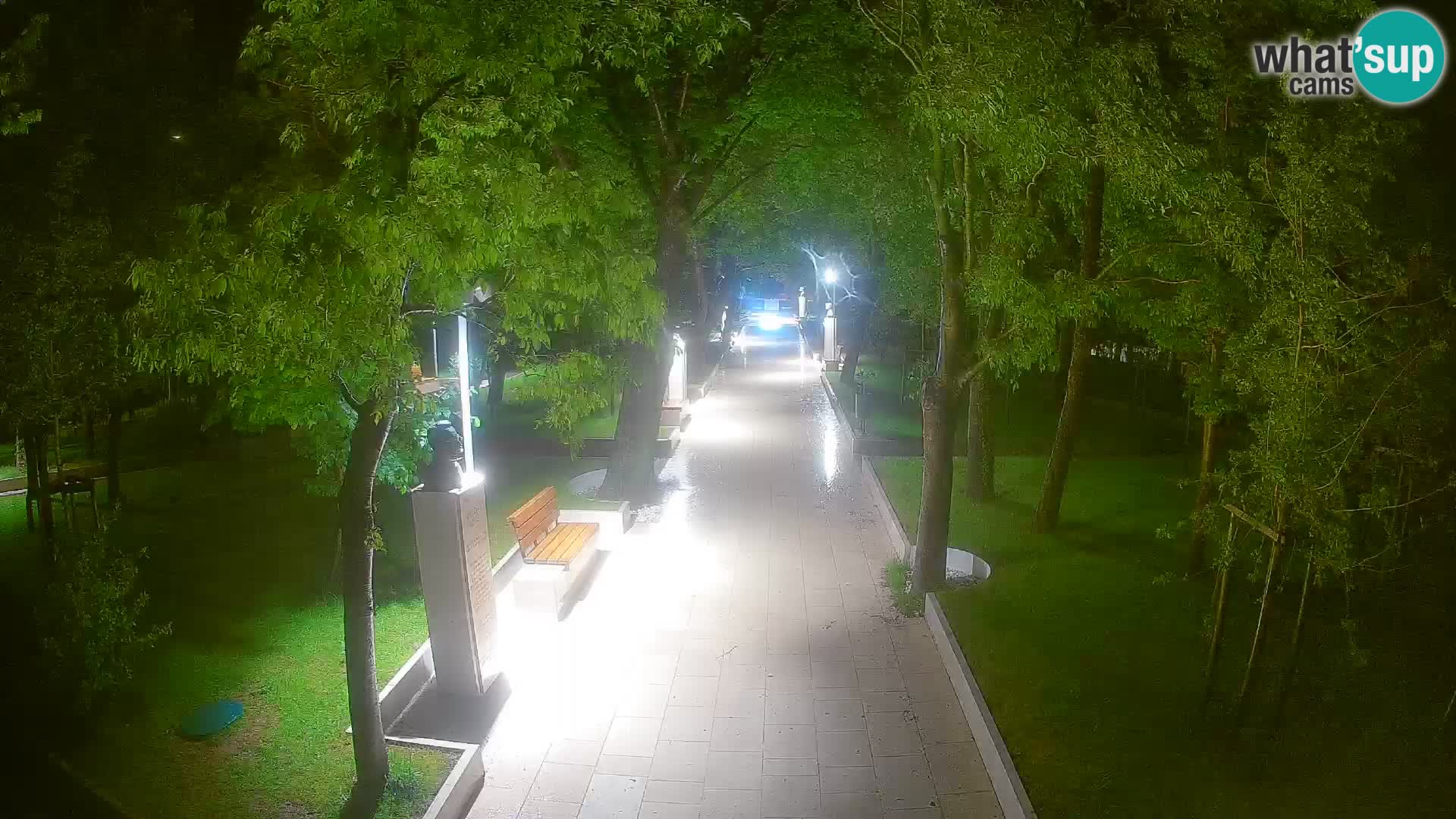 Writers’ Park Webcam Senj – Live by the Sea