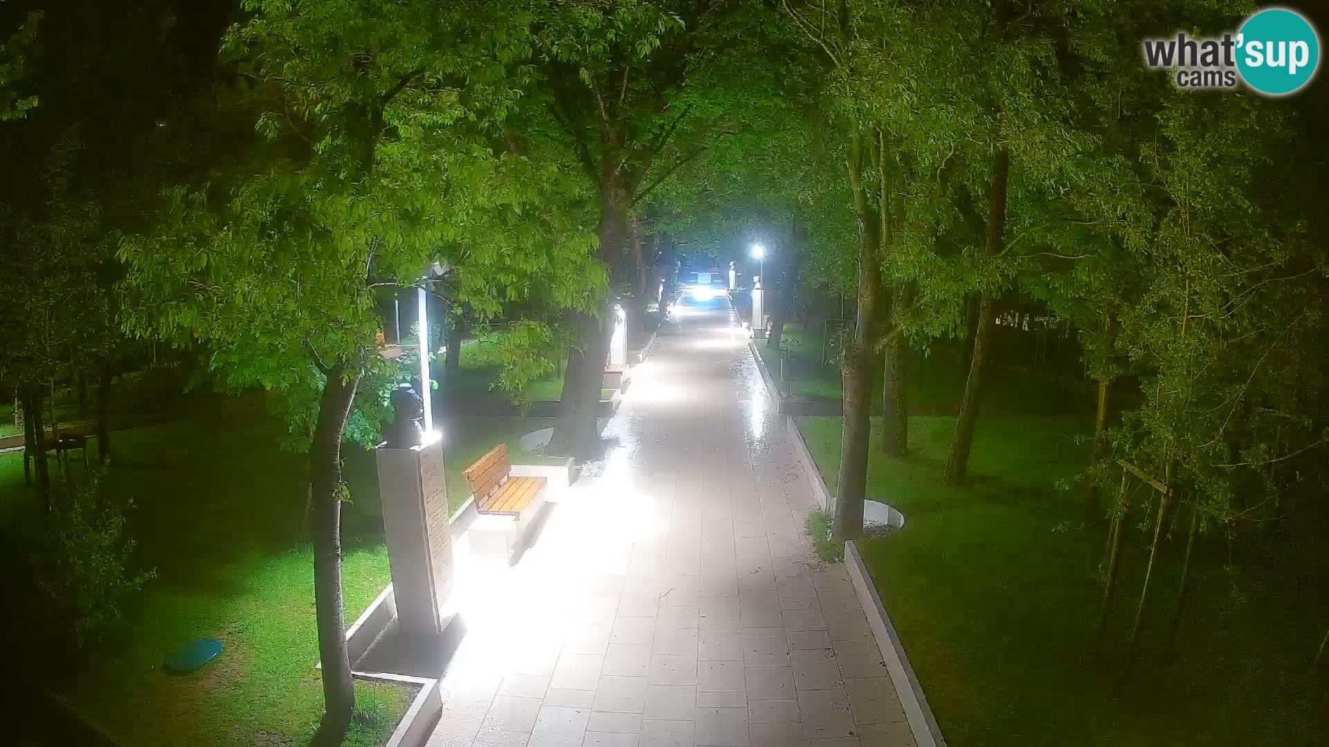 Writers’ Park Webcam Senj – Live by the Sea